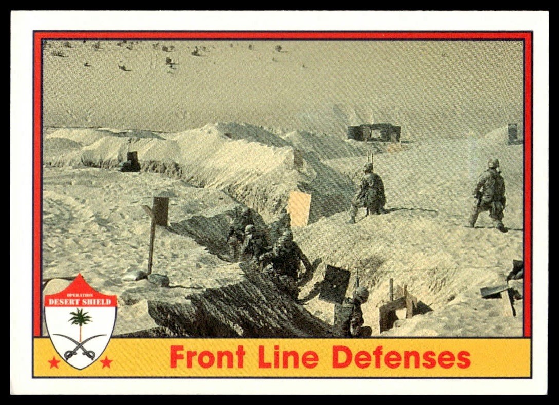 Front Line Defenses 1991 Pacific Operation Desert Shield #12 Raw Single Card