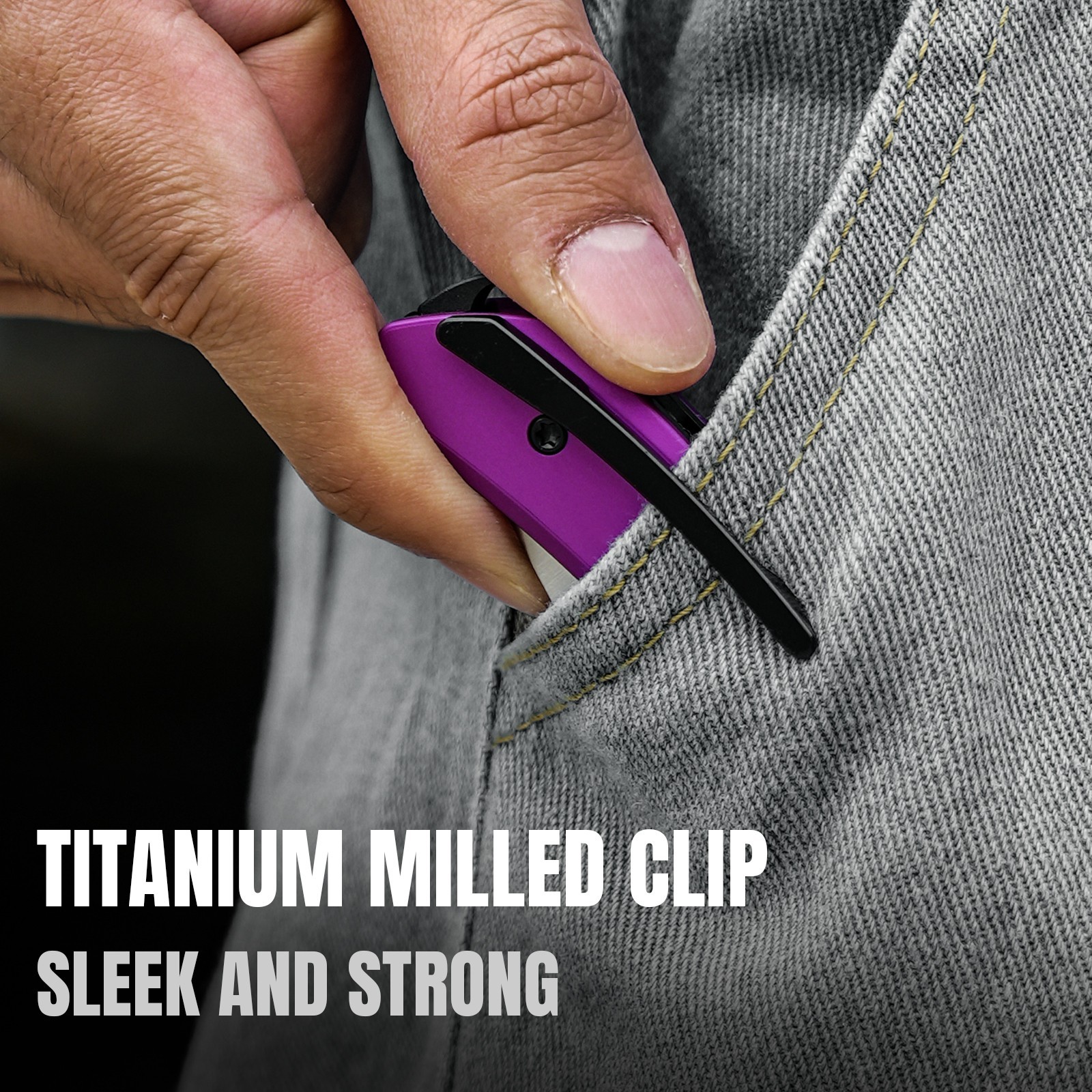 Kizer Mini Momo Drop Point Folding Pocket Knife 154CM Blade Aluminum Handle