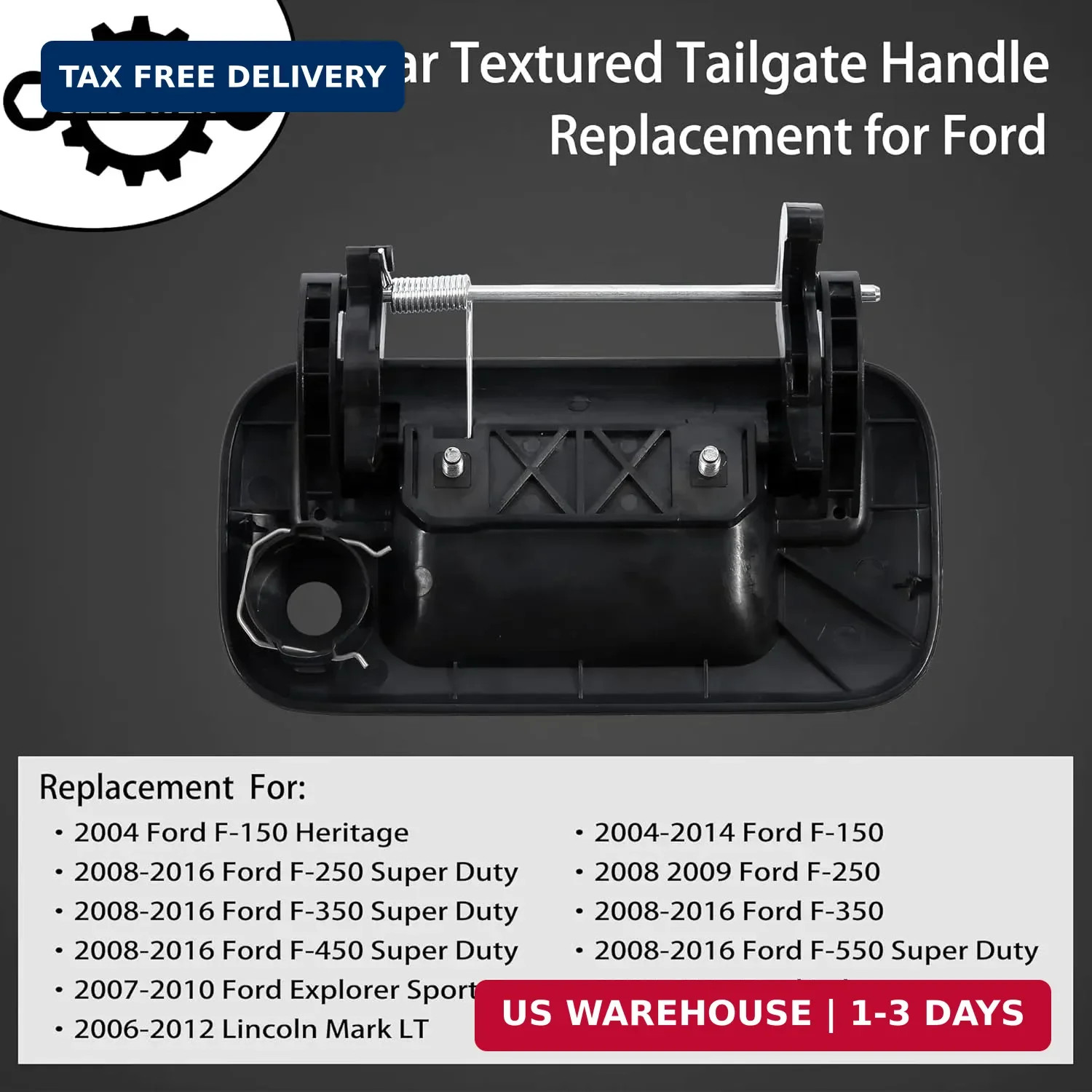 Tailgate Door Handle Exterior, Compatible with 2004-2016 Ford F150 F250 F350 F45