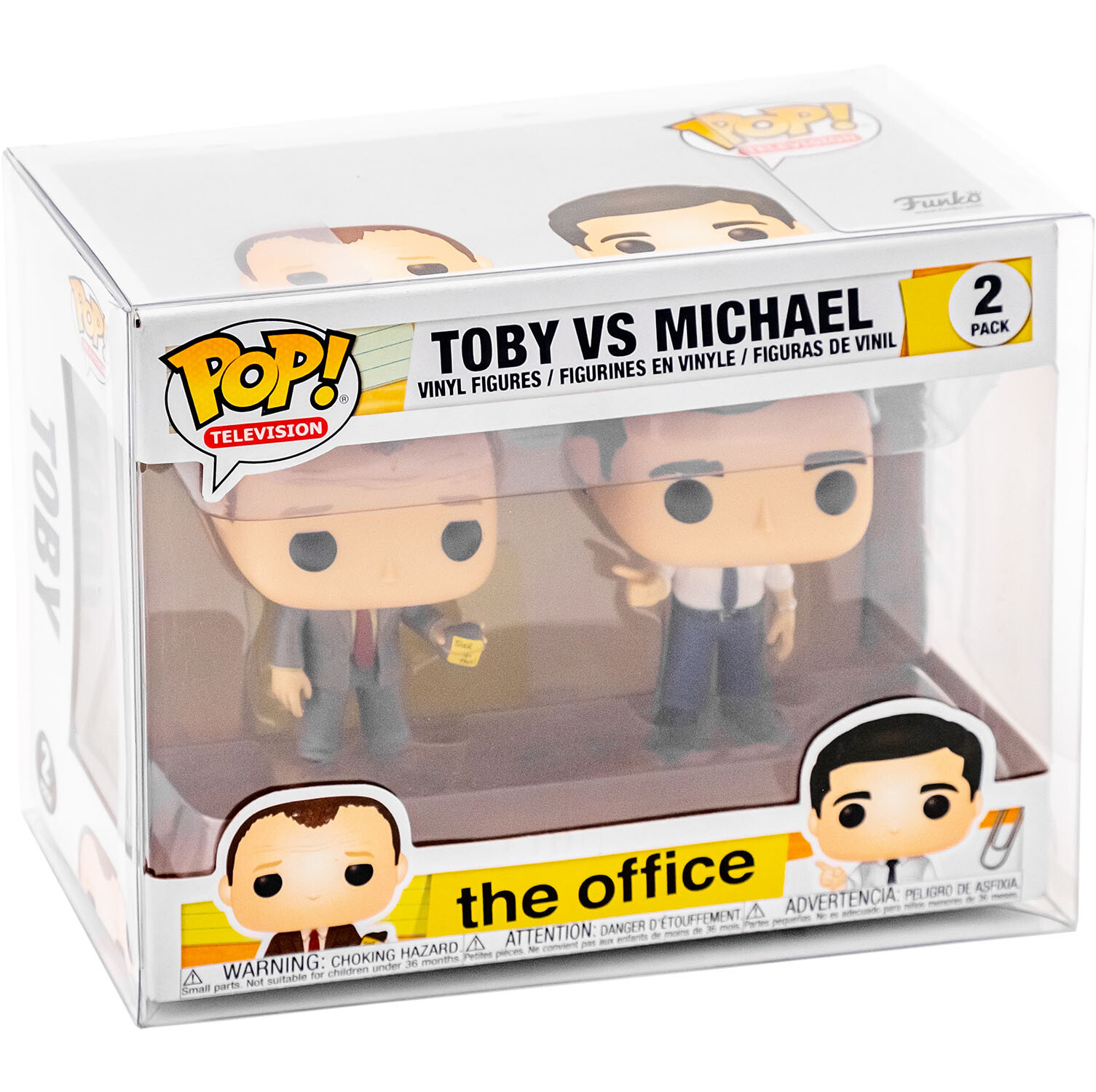 2-Pack Pop Protector Case For Funko 2 Pack Boxes for Vinyl Figures Thick .50mm