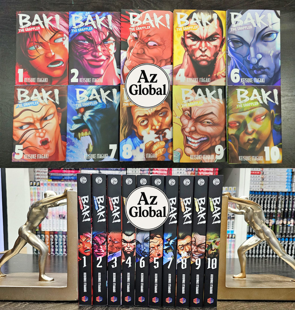 BAKI The Grappler Omnibus Vol 1-10 Manga English Edition Half/Full Set NEW + DHL