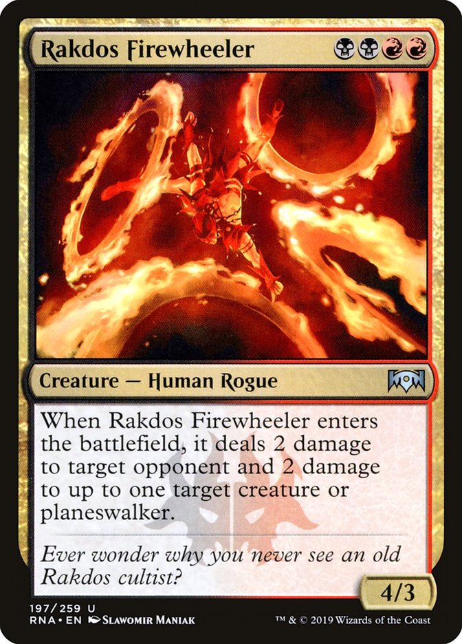 Rakdos Firewheeler [Ravnica Allegiance] Magic MTG
