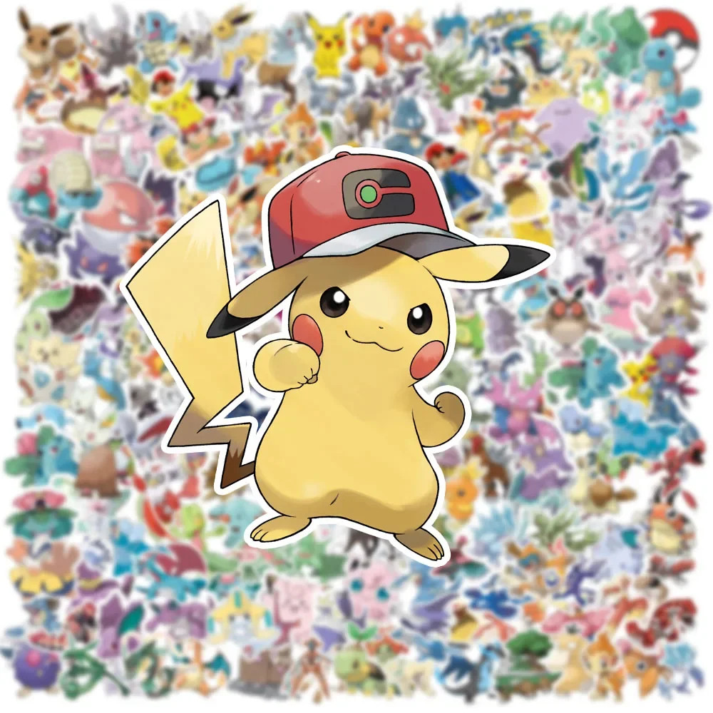 Pokemon Stickers 200 Pack Ultra Bundle Decal Sticker Lot Bulk Set – US Seller