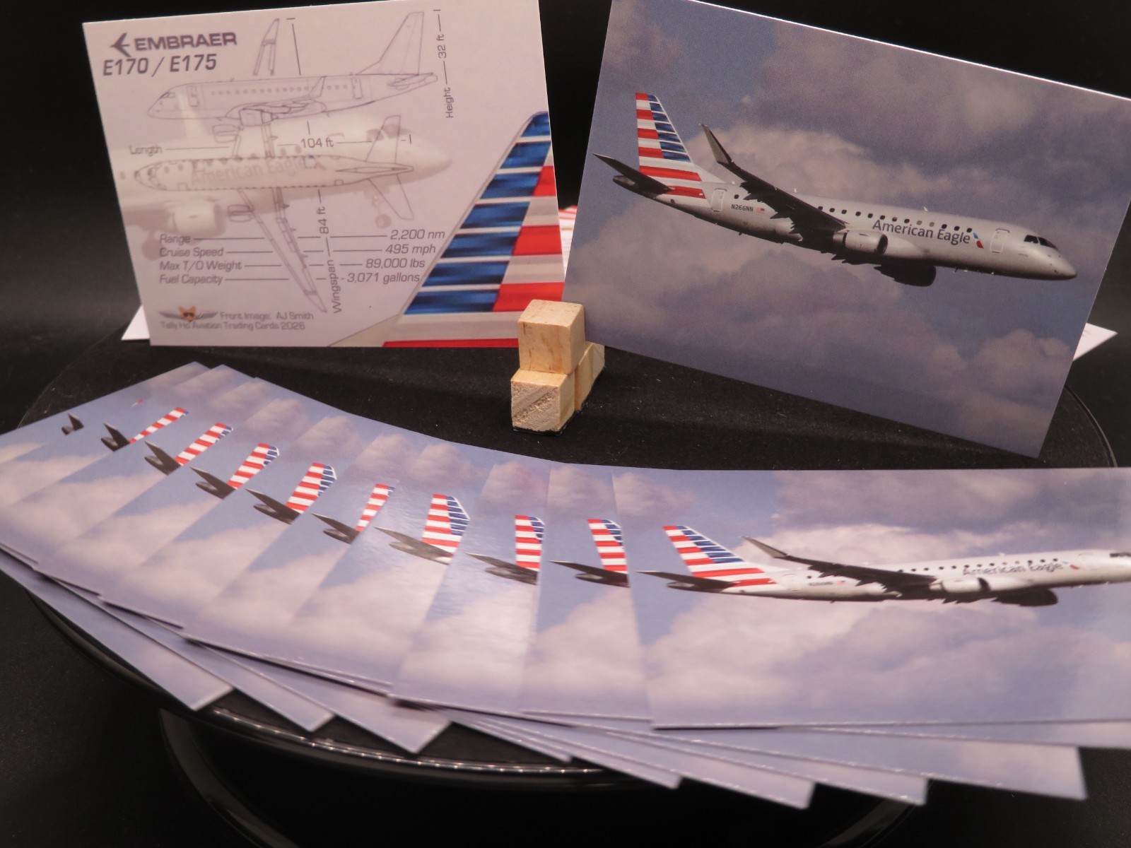 American Eagle ENVOY Trading Cards Embraer E175 – Set of 25 – FREE SHIPPING