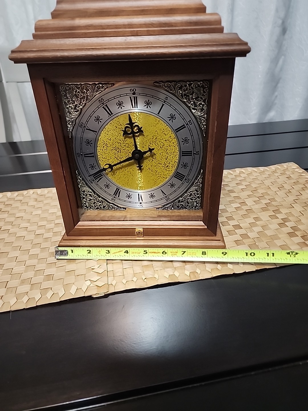 Hermle Quartz Movement Clock GE 1237 With Westminster Chime Bim-bam Wood Case
