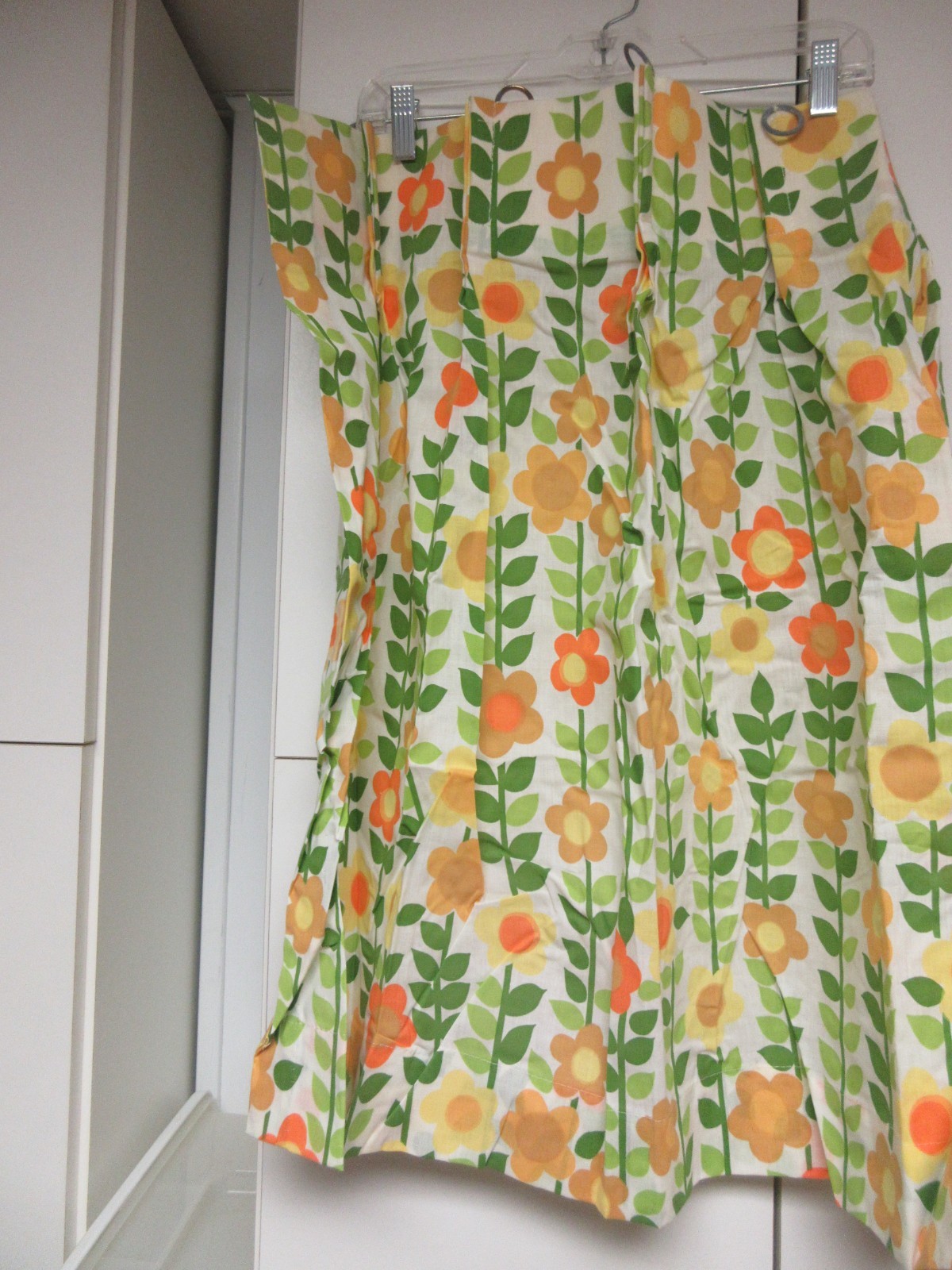 Flower Power 7 Springmaid Daisy Cafe Curtains and 2 Valances VTG