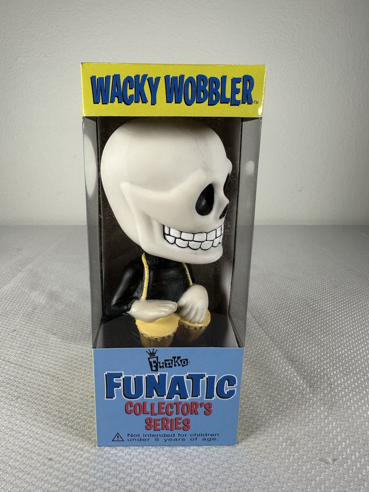 Funko Wacky Wobbler Bone Daddy w/ Bongos Vinyl Bobblehead Figure Black Suit