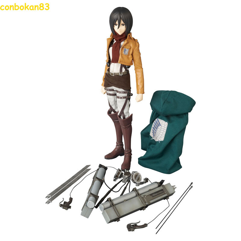 Attack on Titan Rivaille Ackerman Eren Jaeger Mikasa·Ackerman Figure Moility Toy