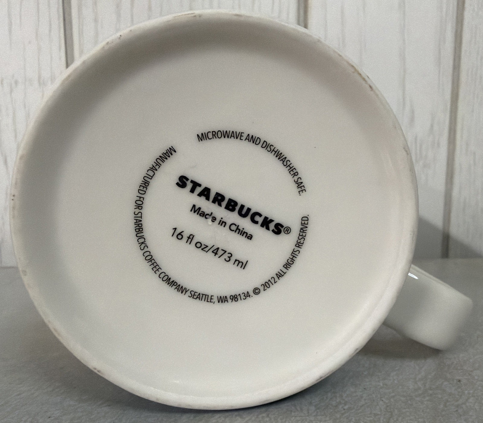 2012 Starbucks Bahamas Global Icon Collector Series City Mug