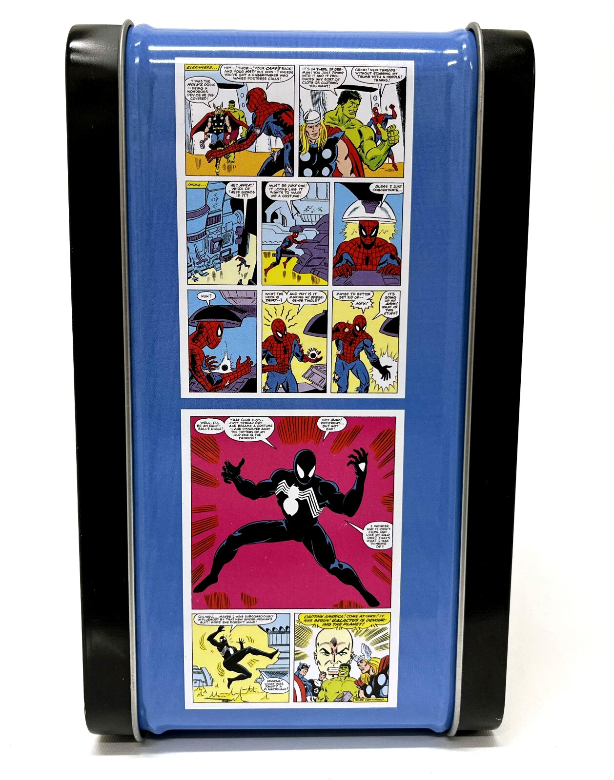 Tin Titans MARVEL SECRET WARS Lunch Box & Thermos PX Previews Exclusive NEW