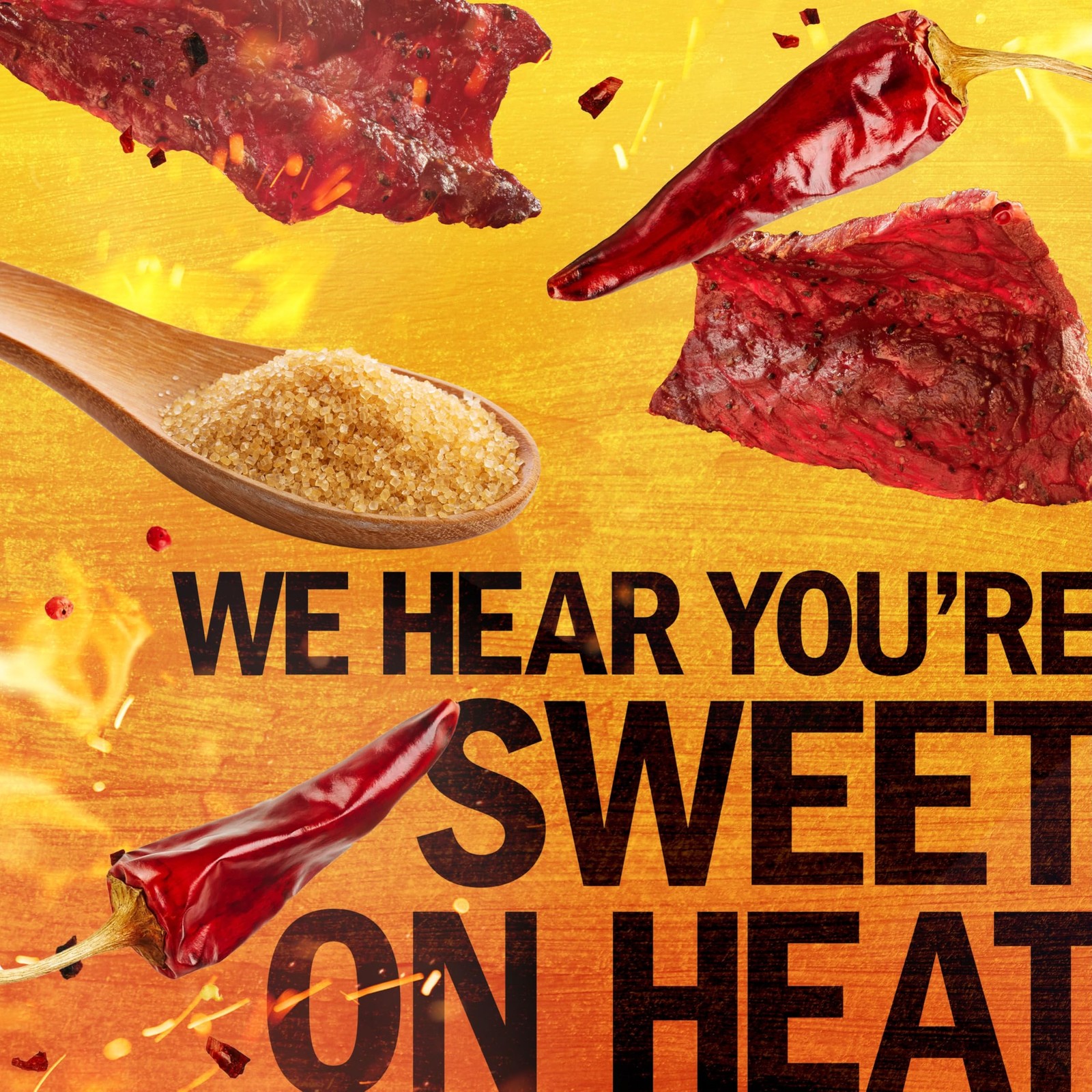 Jack Link’s Beef Jerky Sweet & Hot Large Bags Flavorful Meat Snacks 9 Oz Pack of