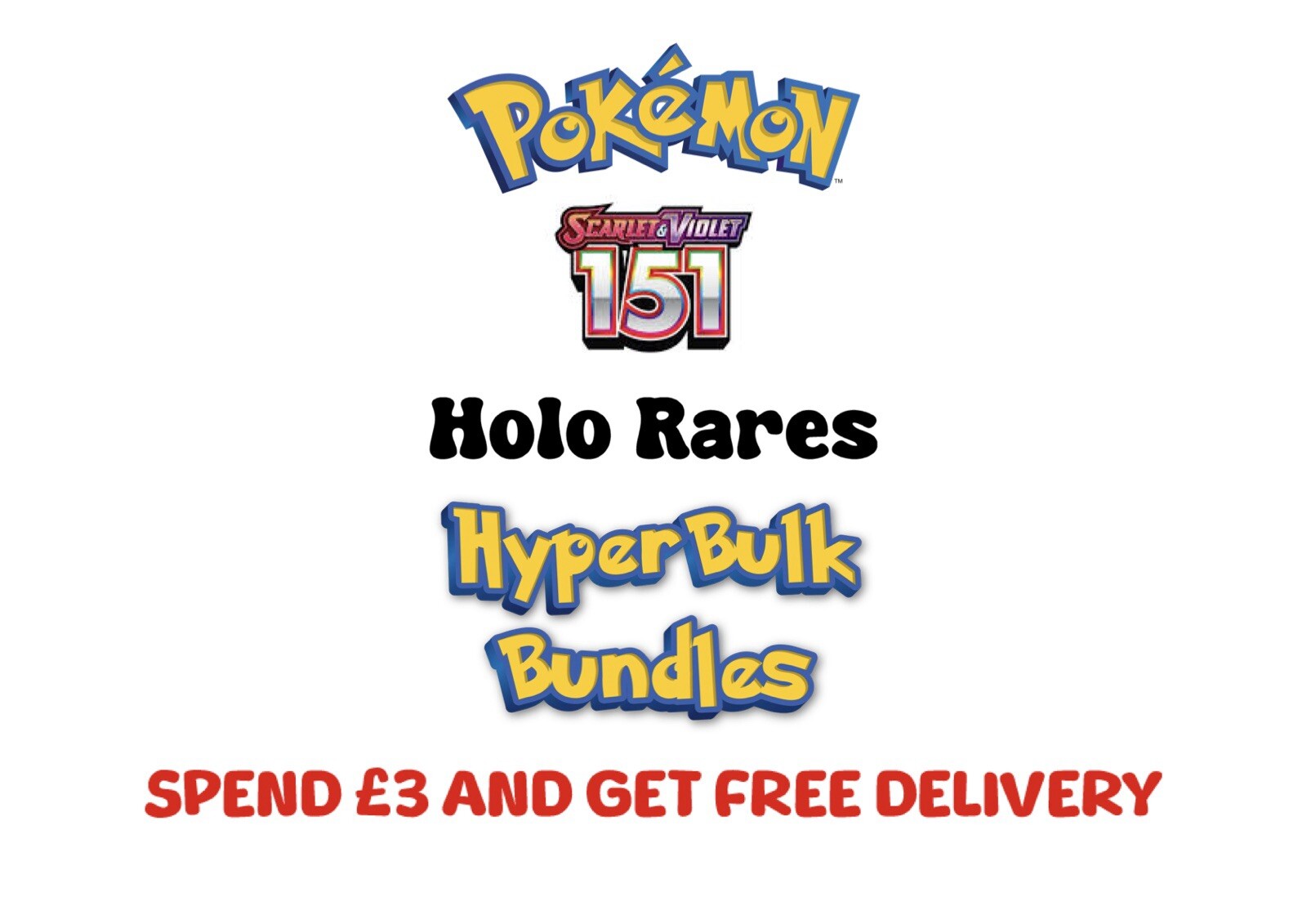 POKÉMON 151 HOLO RARES – ALL HOLOS AVAILABLE