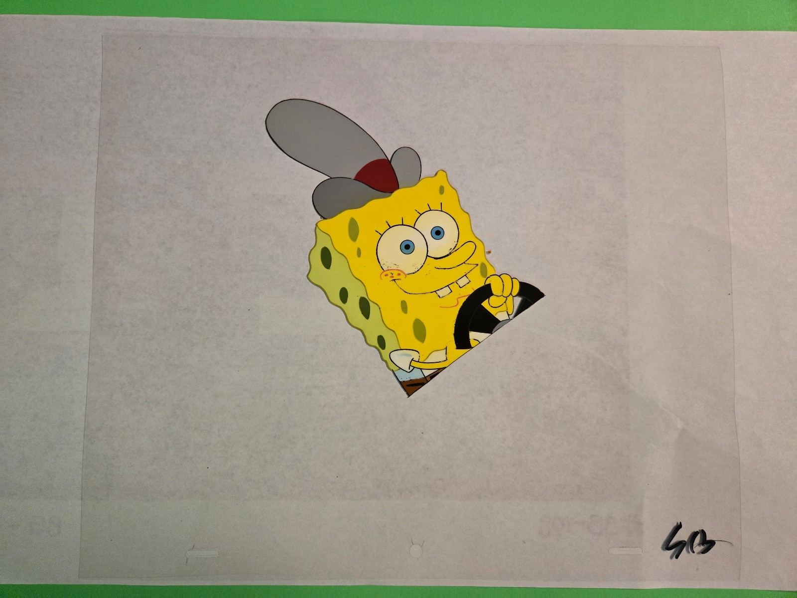 SPONGEBOB SQUAREPANTS ORIGINAL PRODUCTION CEL CELL ANIMATION ART