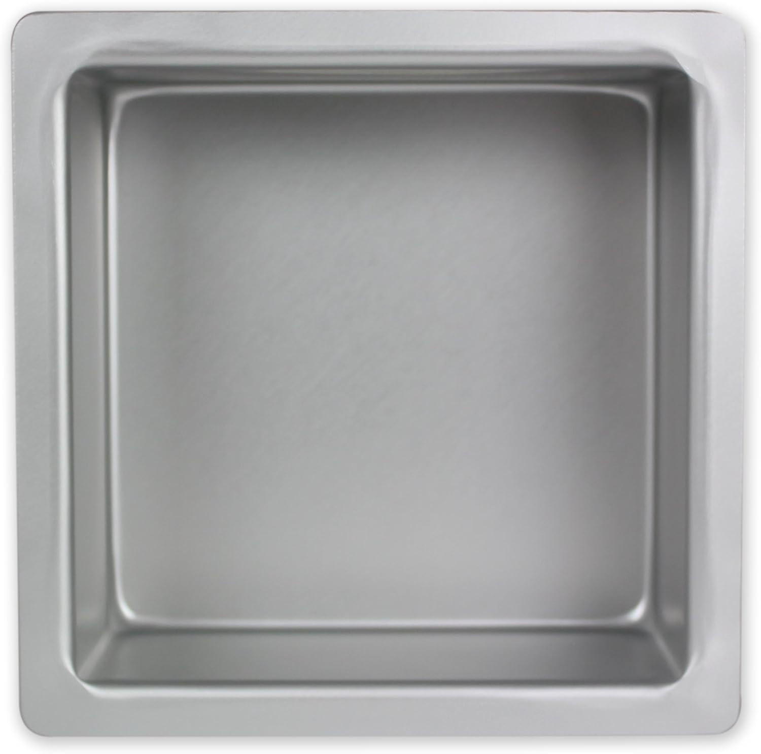 ” Professional Aluminum Square Cake Pan (7 x 7 x 4″”)”, silver, standard