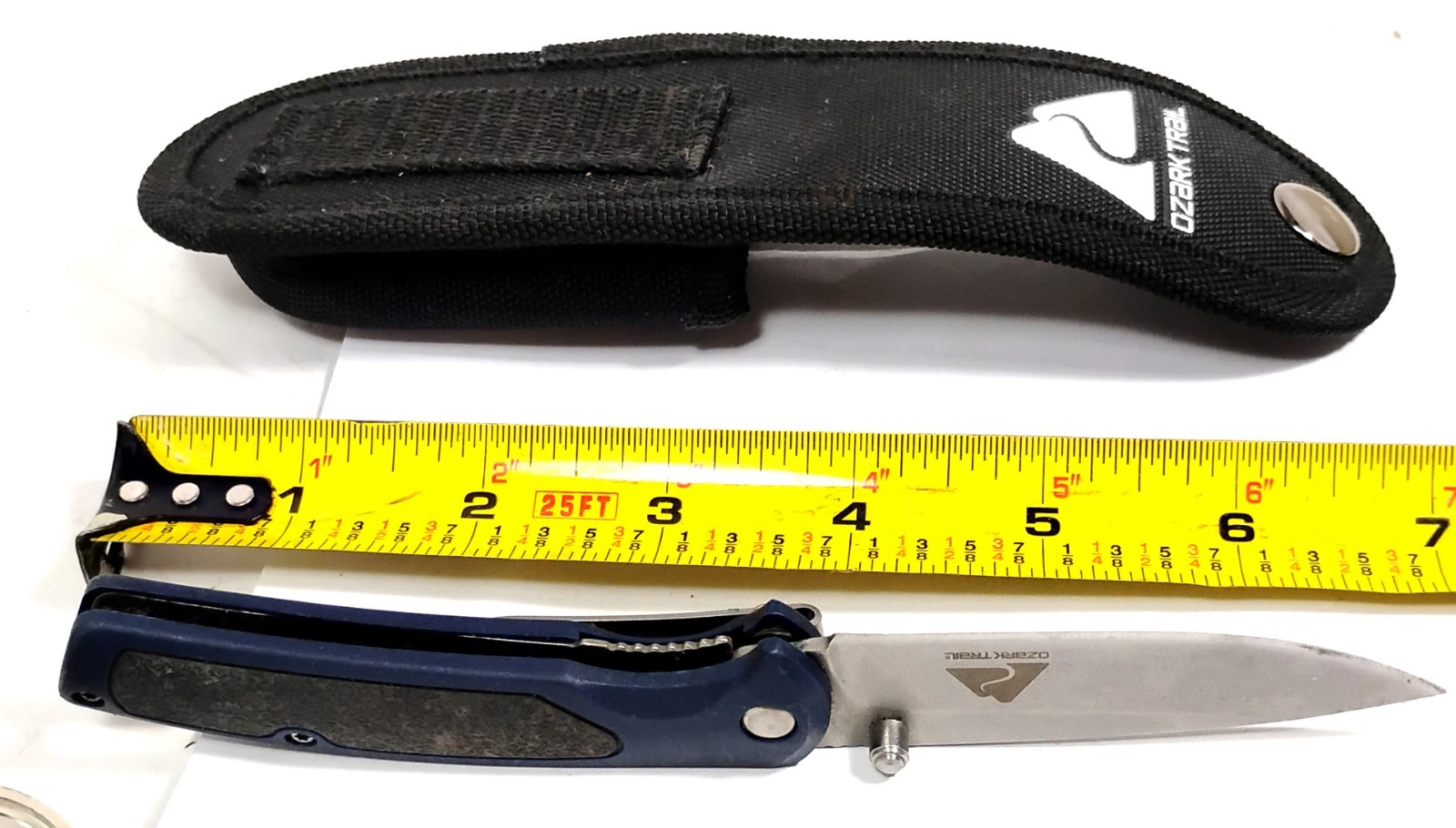 Ozark Trail 7″ Folding Blade Knife With Sheath New Without Packaging