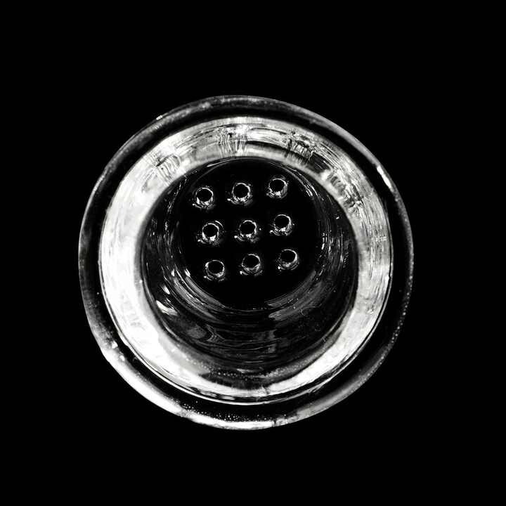 20PCS Bulk Clear Glass Bowl – 9-Hole Replacement Accessories for Smoking Pipes