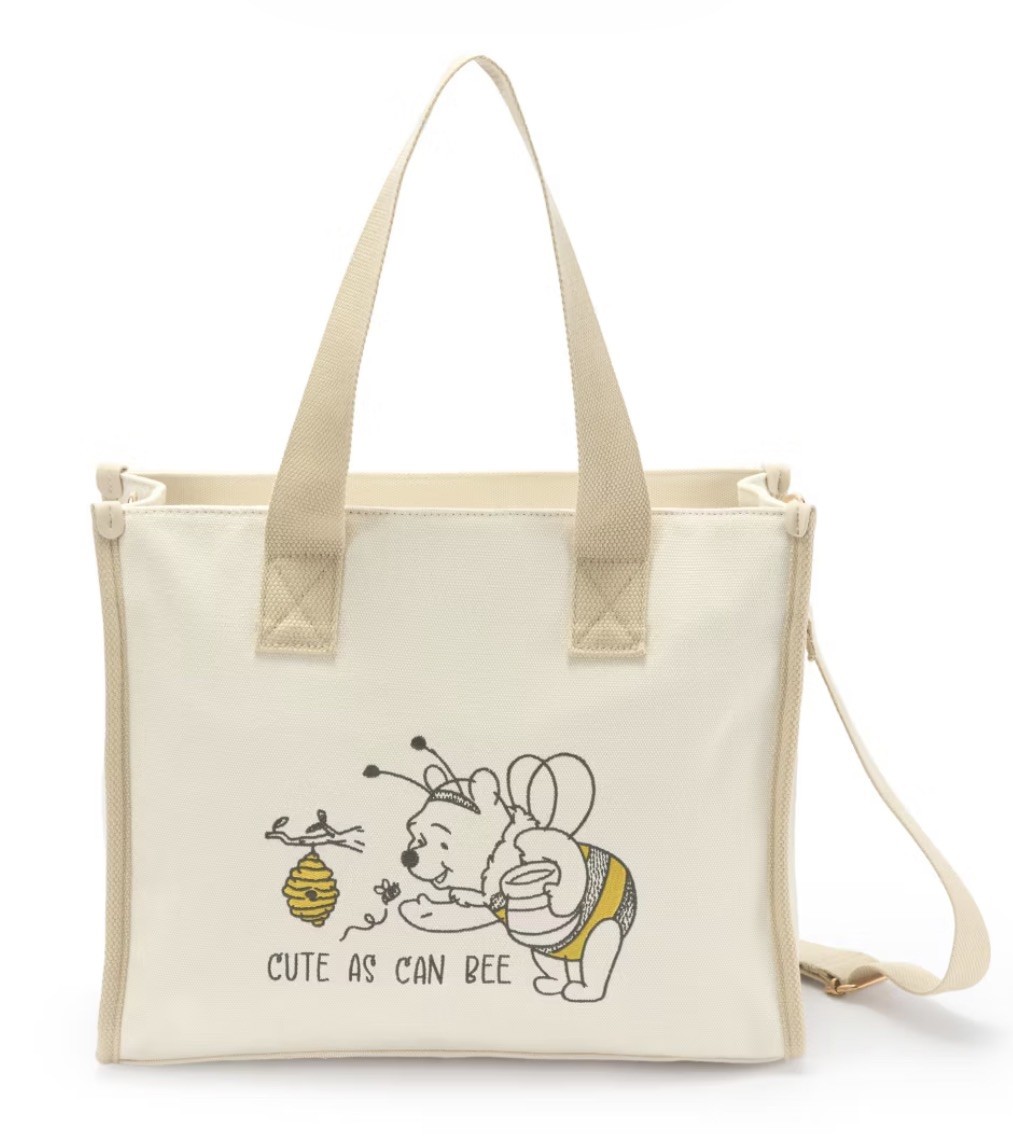 Disney Store Winnie the Pooh Bee Tote Bag Shoulder Bag Handbag, Brand New 2026