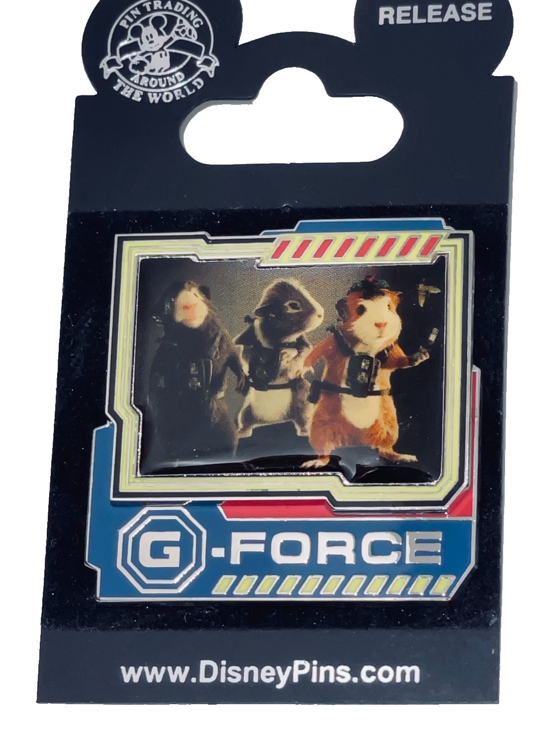 New Park Disney Pin G-Force Movie Guinea Pigs Photo Logo Secret Agents Retired!