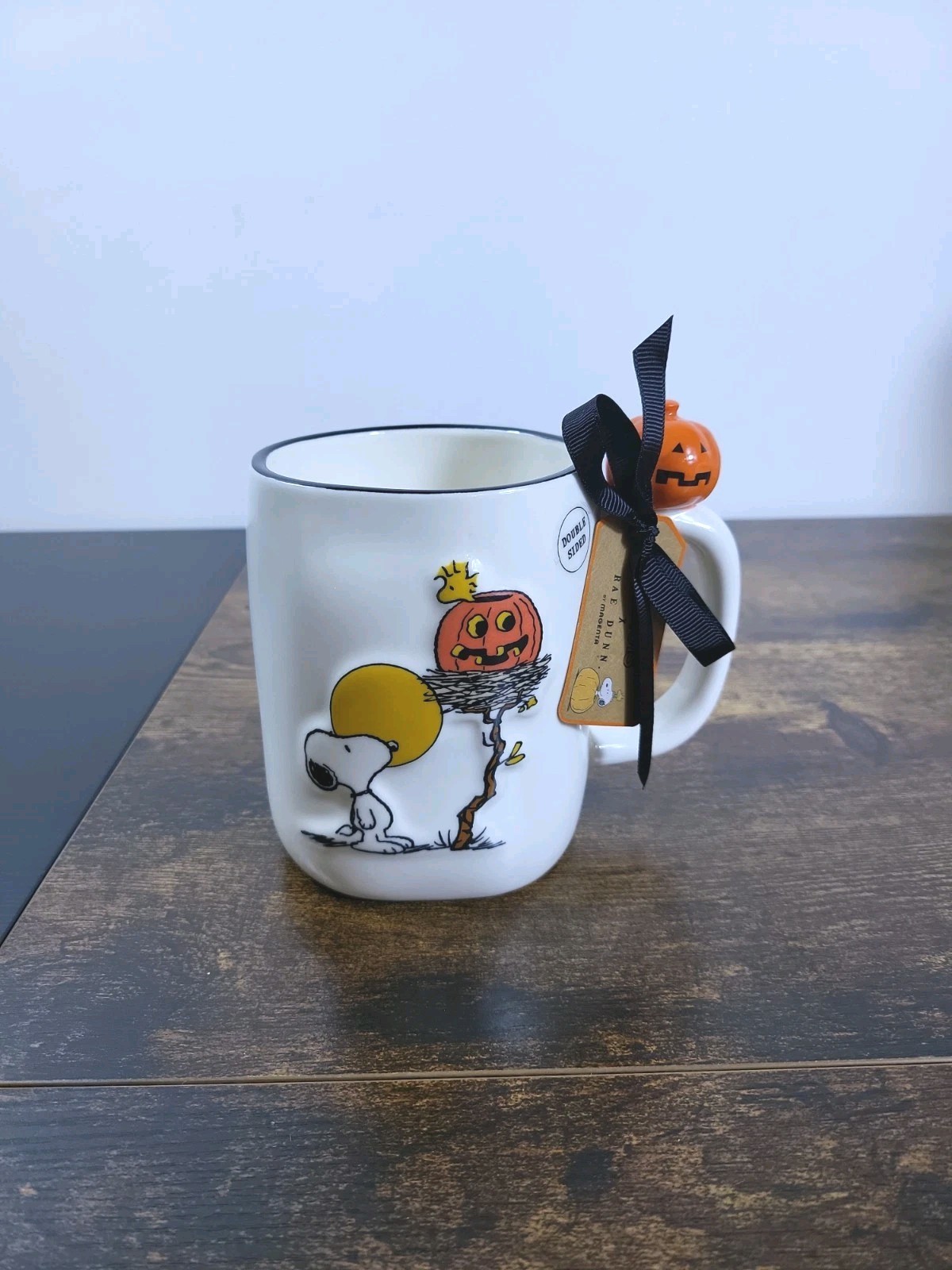 Peanuts New Rae Dunn 2026 Snoopy & Woodstock Halloween Theme Coffee Mug