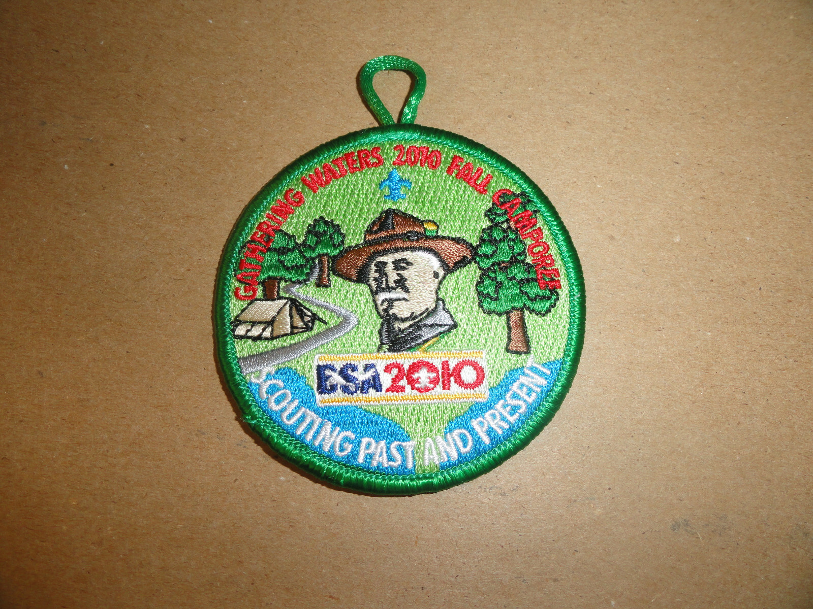 GATHERING WATERS 2010 FALL CAMPOREE BSA 2010 SCOUTING PAST PRESENT PATCH BSA 100
