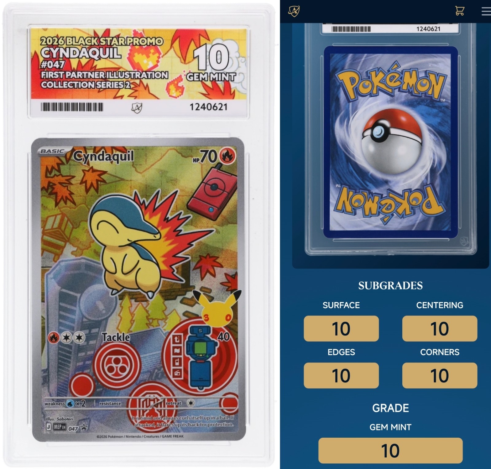 Sequential set Pokemon First Partner Illustration Collection Series 2 ACE 10