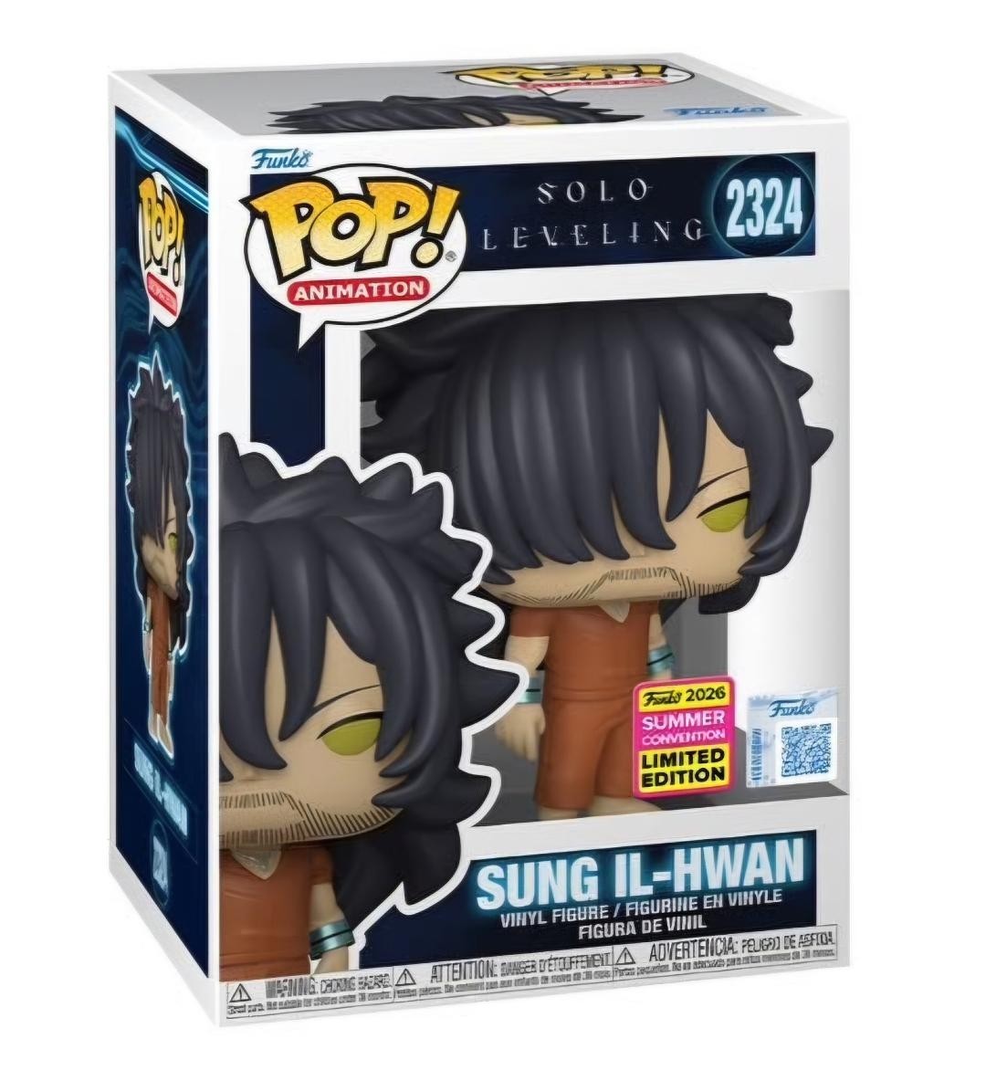 SDCC 2026 FUNKO POP Solo Leveling Sung IL- Hwan SHARED Sticker