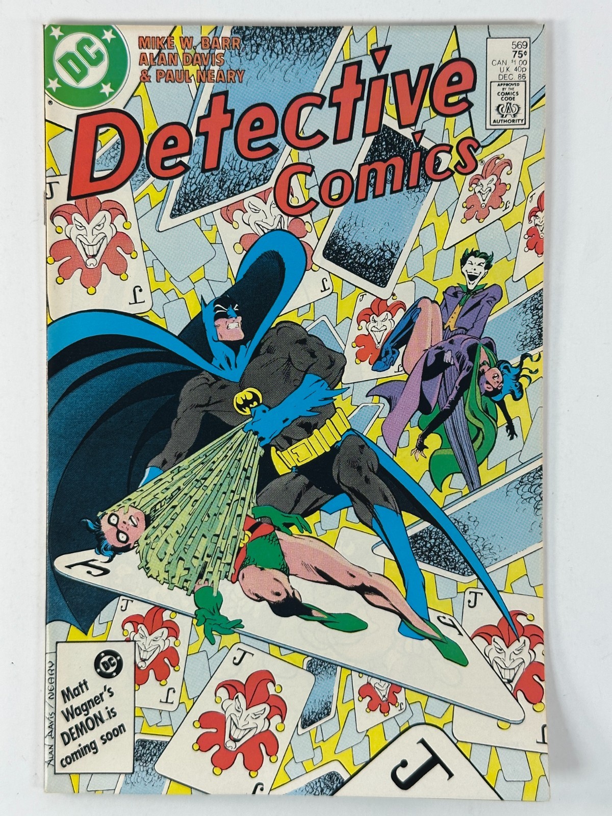 Detective Comics #569 Batman Joker Robin DC Comics 1986 Comic