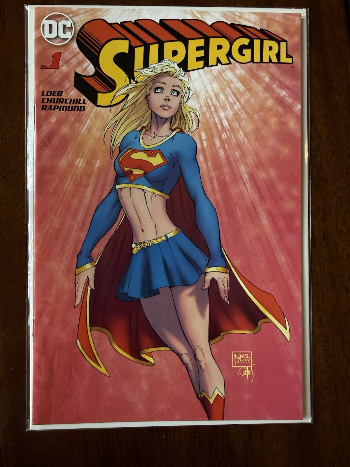 Supergirl #1 (2017) Michael Turner SDCC Aspen Exclusive Cover B Rebirth