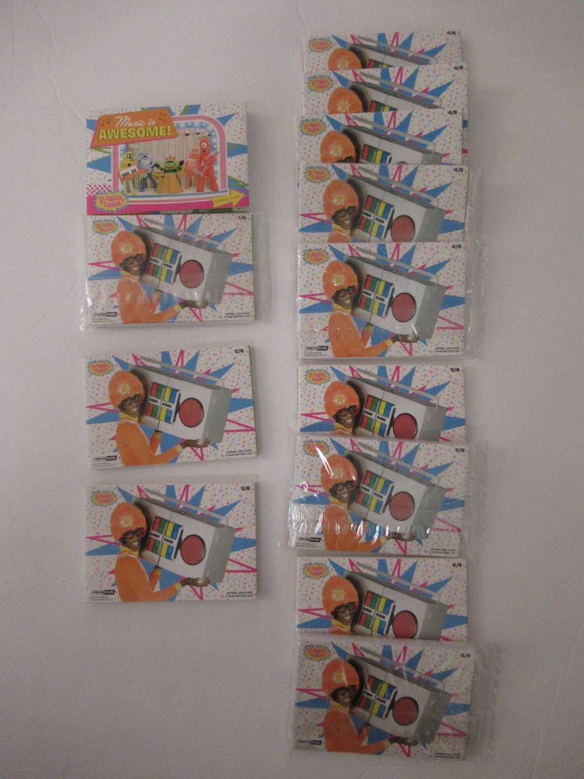 Yo Gabba Gabba Music is Awesome Cards Lot of 13 2012 Press Pass Some Sealed