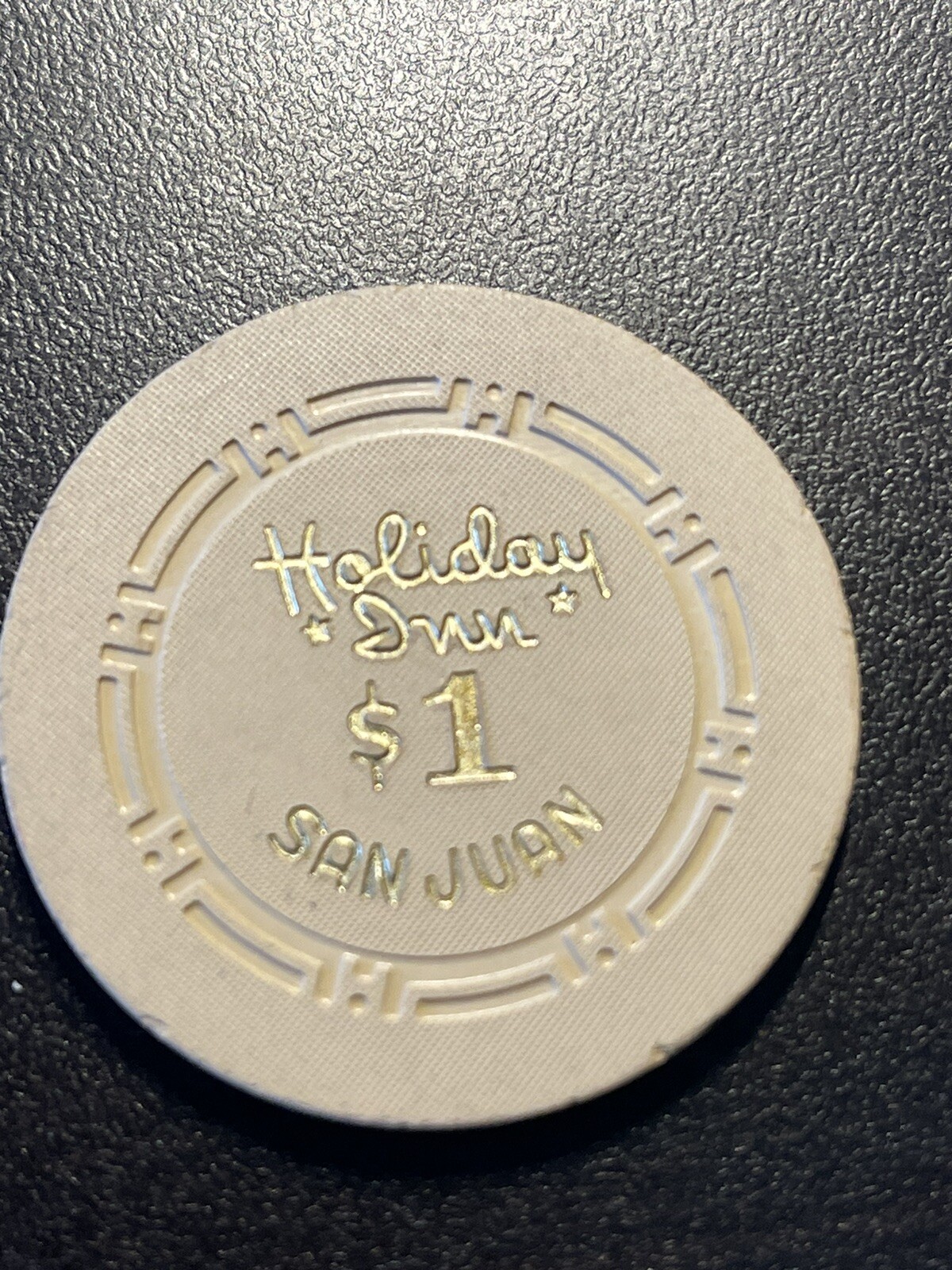 $1 Holiday Inn San Juan Puerto Rico Casino Chip **Very Rare** HOL-1