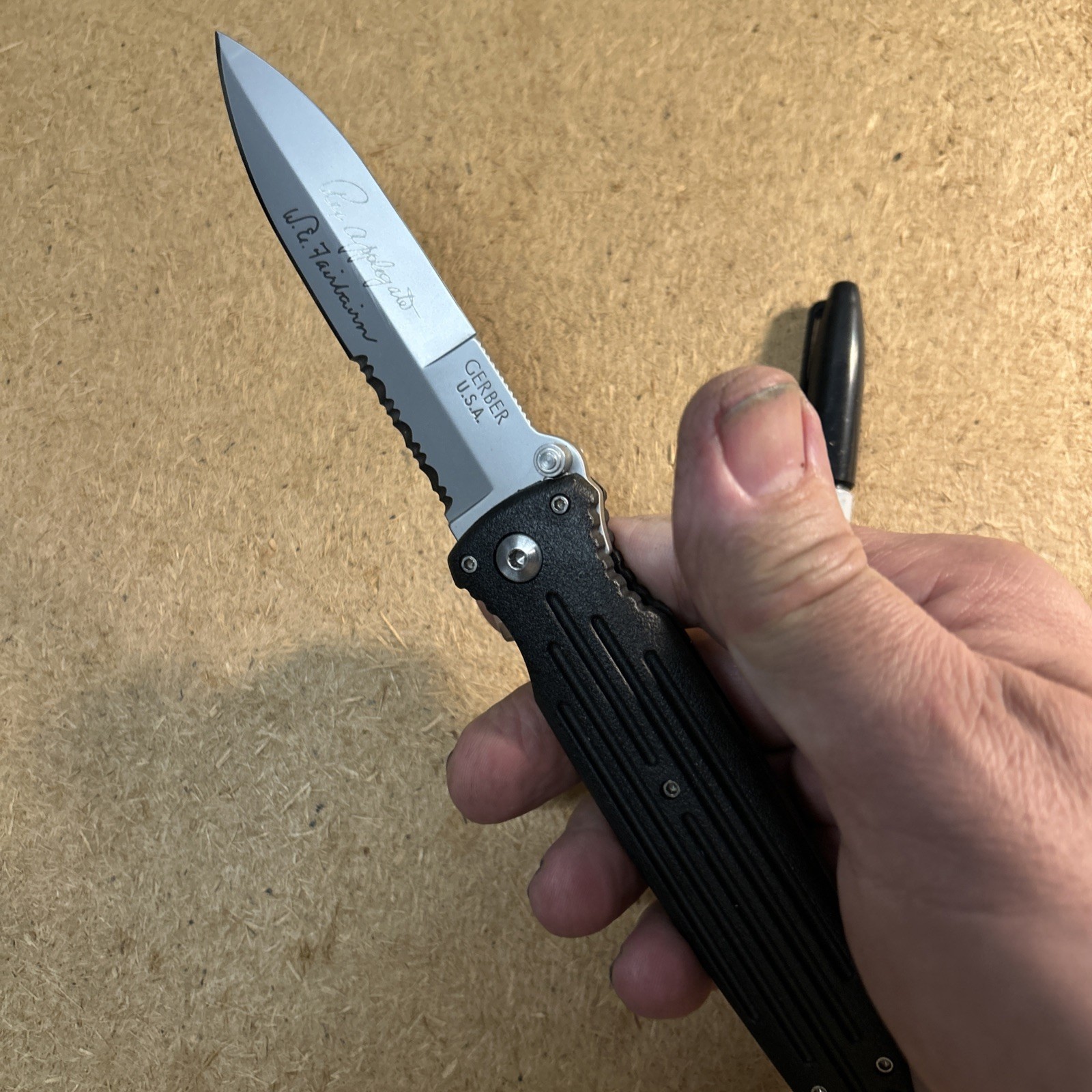 Original GERBER APPLEGATE-FAIRBAIRN Combat Folder USA MADE DISCONTINUED
