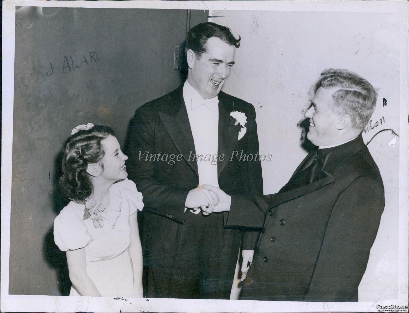 1946 Somerville Ma Mayor G Edward Bradley Bishop Kelleher Vintage Photo 6×8