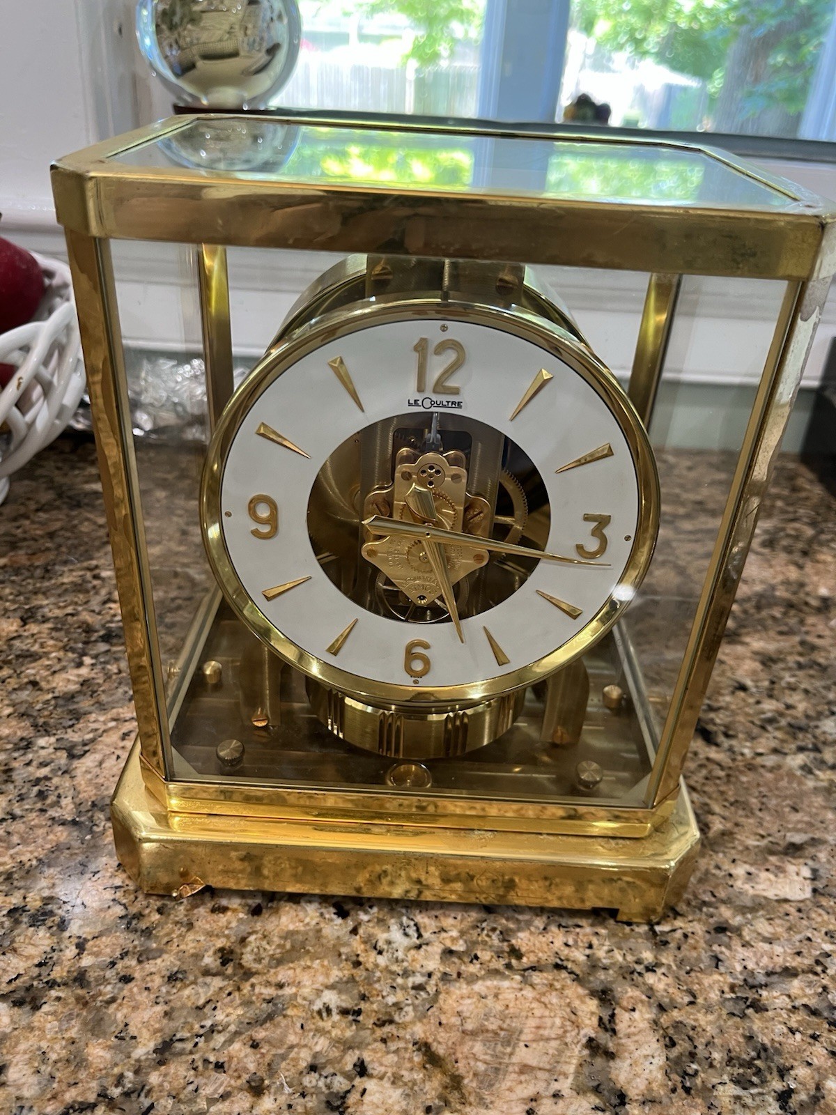LeCoultre 528-6 Atmos Mantel Clock Parts Repair Restoration