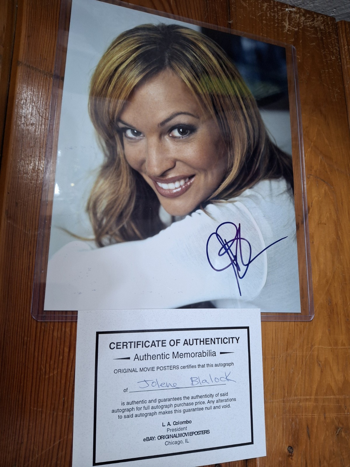 Jolene Blalock Signed Original Photo Autograph Celebrity Memorabilia