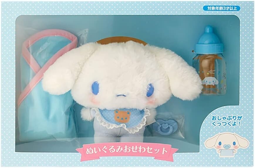 Cinnamoroll Plush Toy Set, Cinnamoroll, Character, 5.5 x 2.4 x 4.7 in new