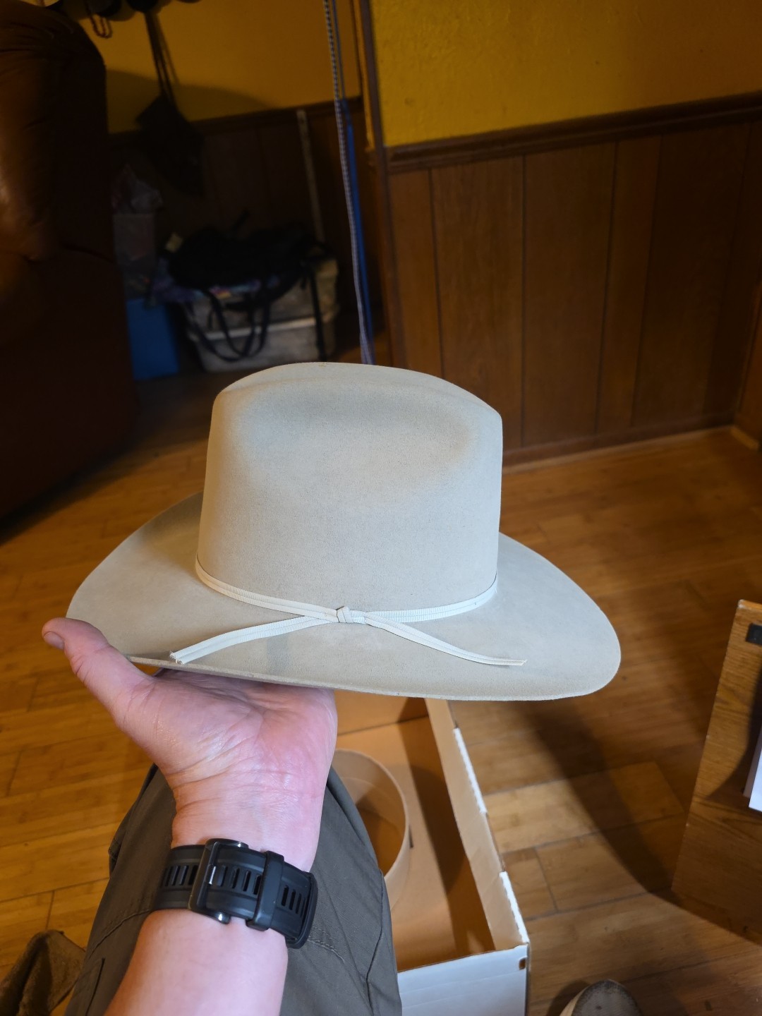 Vintage Bradford “Cattleman” Western Cowboy Hat Size 7 1/4 w Box