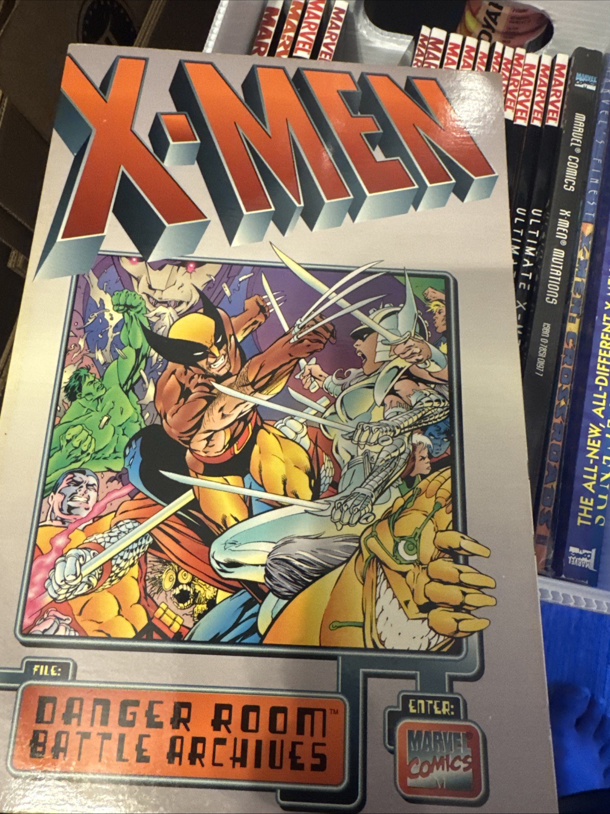 X-MEN DANGER ROOM BATTLE ARCHIVES TPB 1996 1ST PRINT BYRNE WOLVERINE OOP