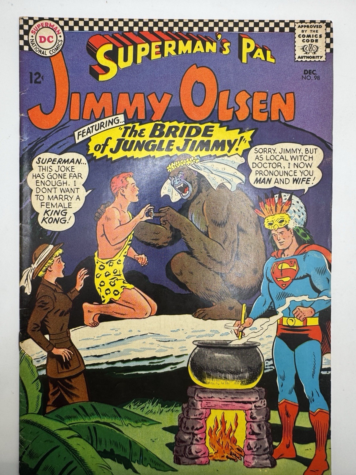 Superman’s Pal JIMMY OLSEN #98 in FN+ 1966 DC Silver Age comic