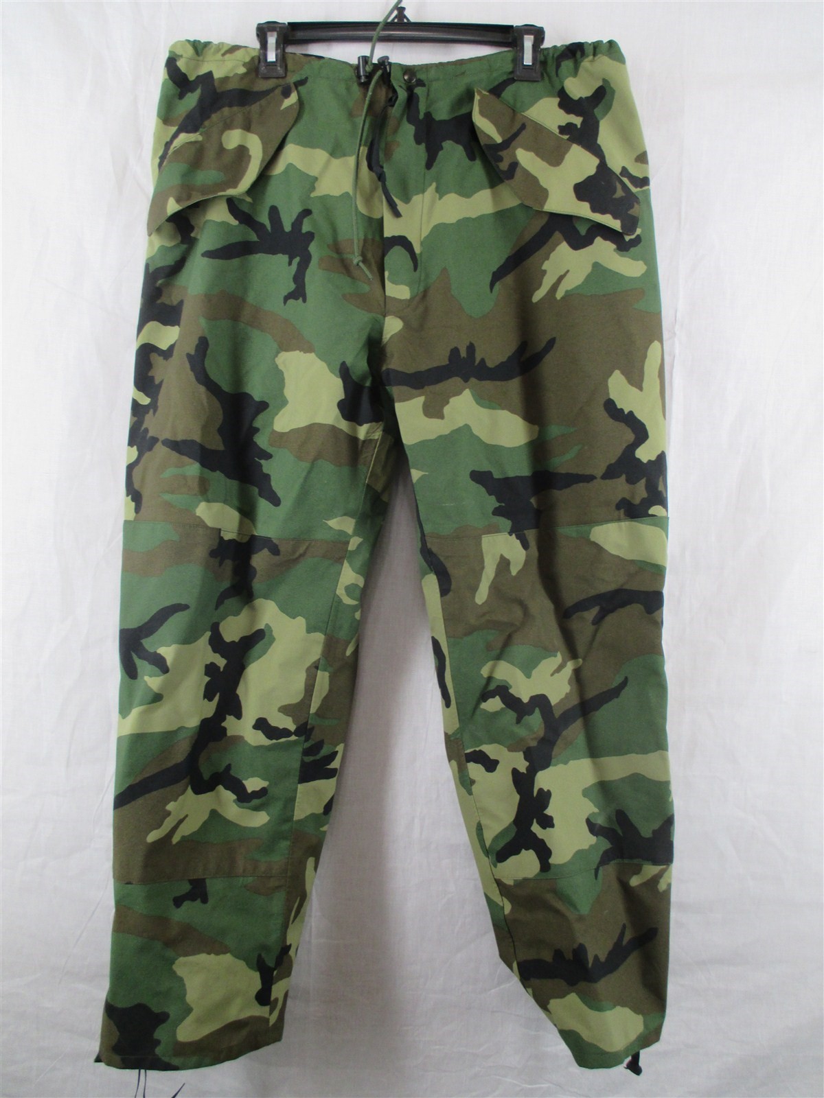 Cold/Wet Weather Gore-Tex Gore-Seam Pants Large Regular Woodland Camo BDU Army