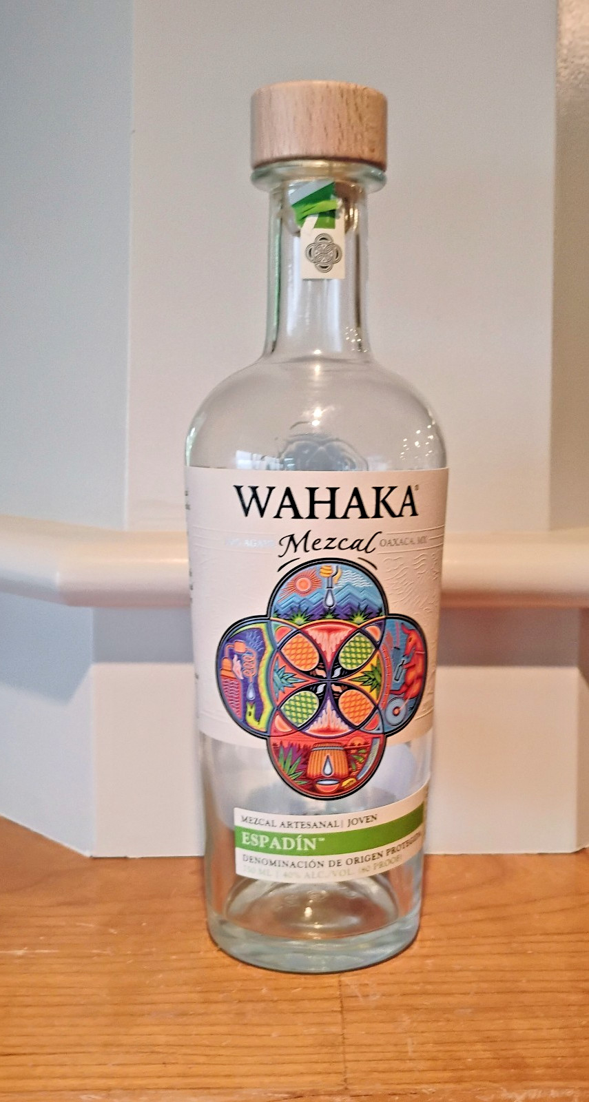 Empty Wahaka Mezcal Bottle Jalisco Mexico 750mL