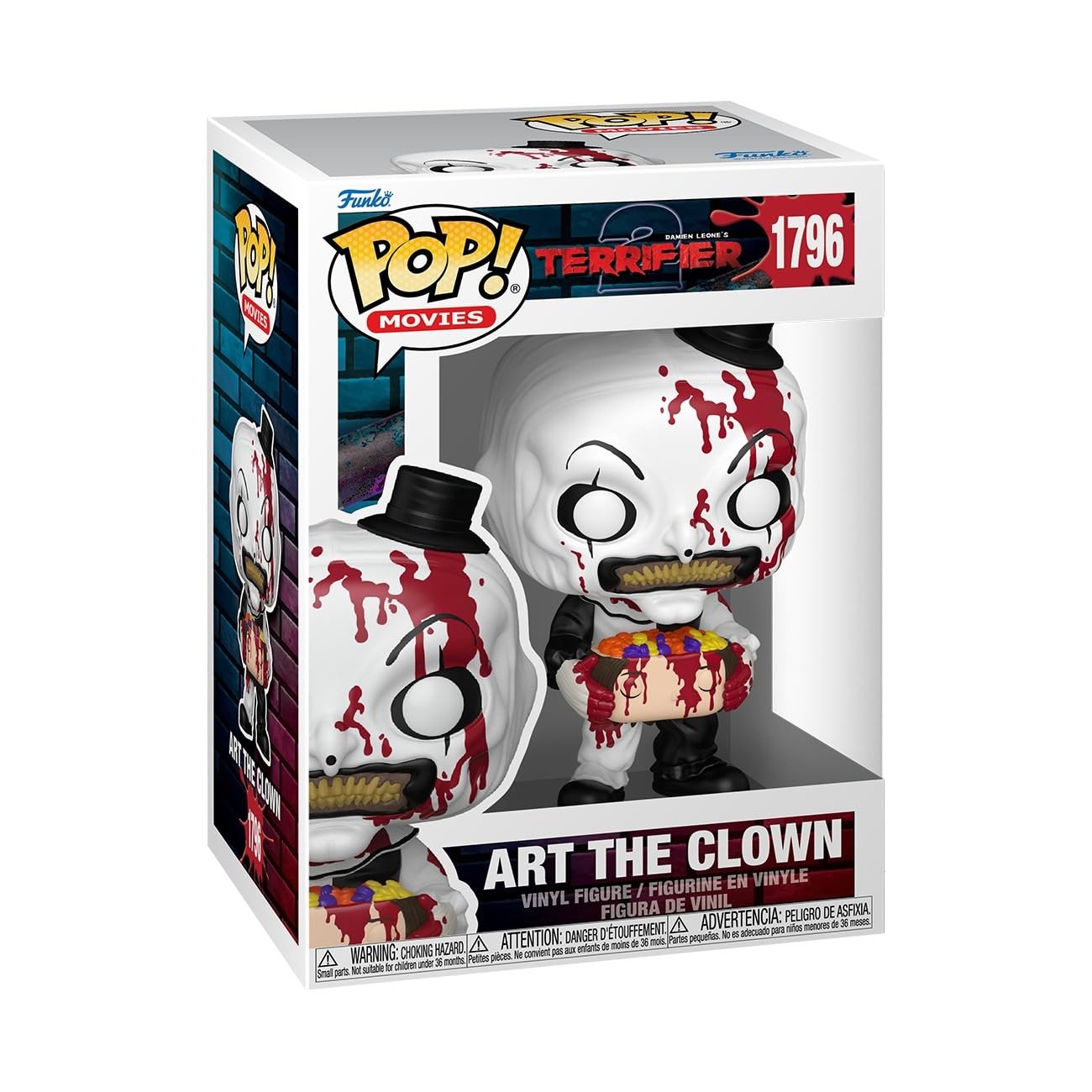 Funko Pop! Movies: Terrifier 2 – Art The Clown (with Head) – OS, Multicolor