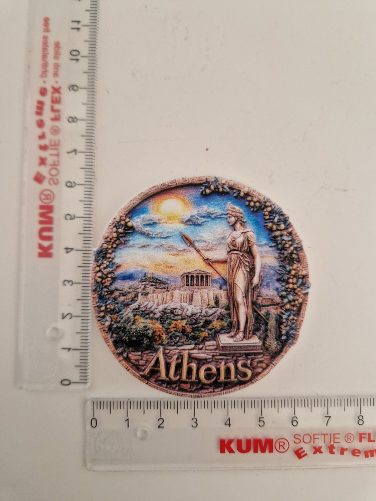 Souvenir 3D Fridge Magnet Athens Greece 3D Fridge Magnet Athens Greec