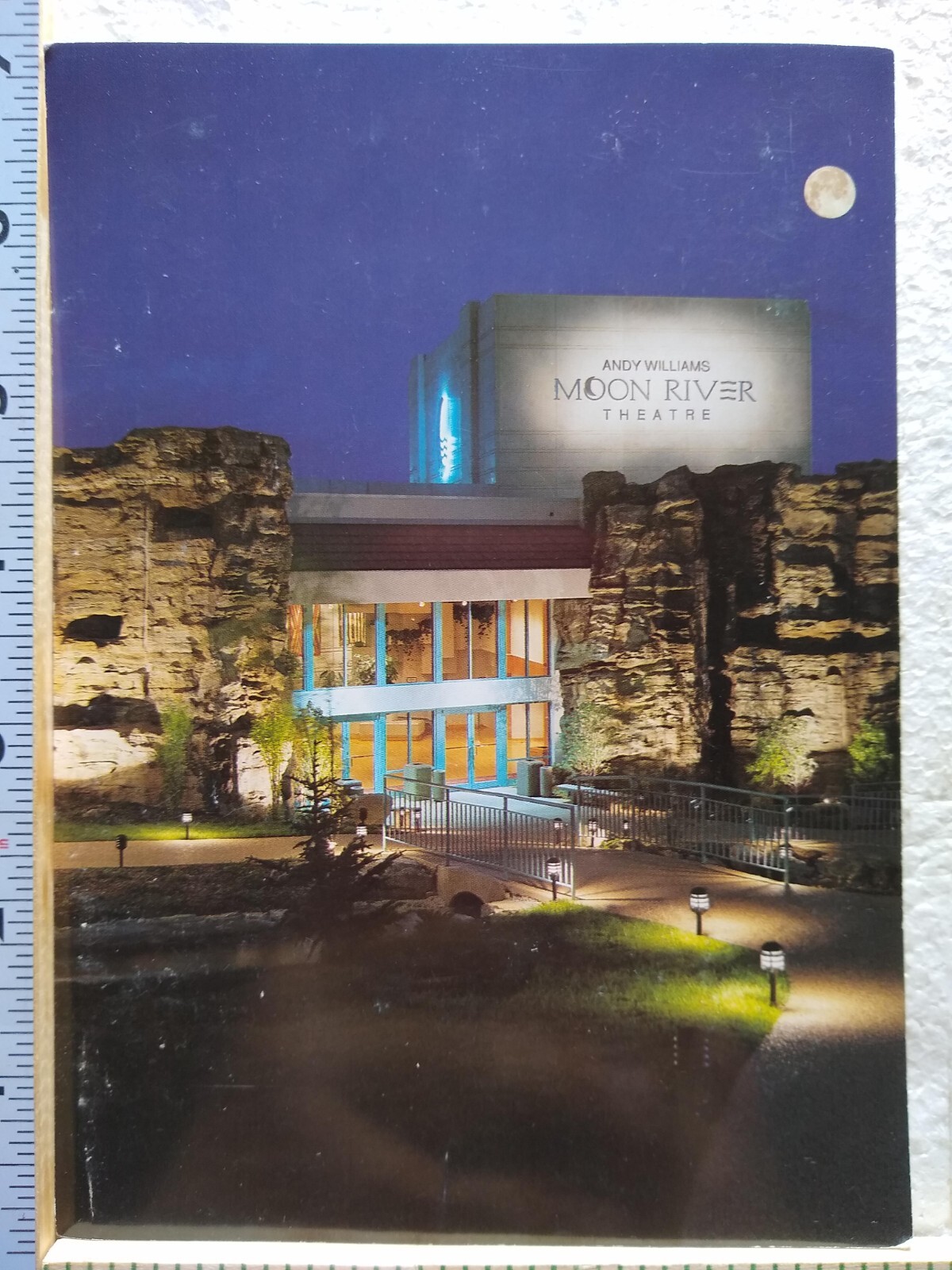 Postcard Moon River Andy Williams Theatre Branson Missouri USA