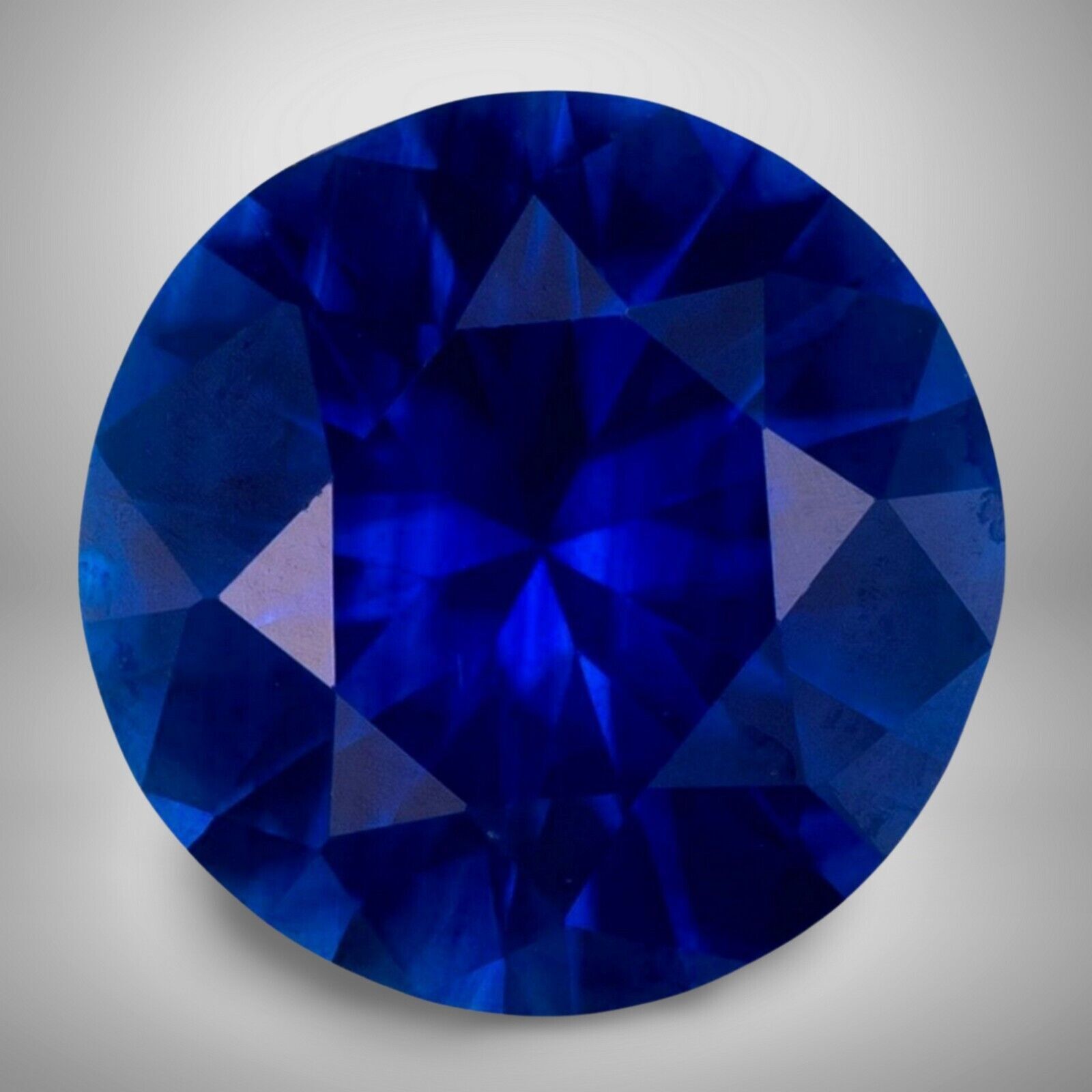 Blue Sapphire Round Cut Gemstone 0.61 Cts – 6 mm AAA+ Precious Jewelry Gem