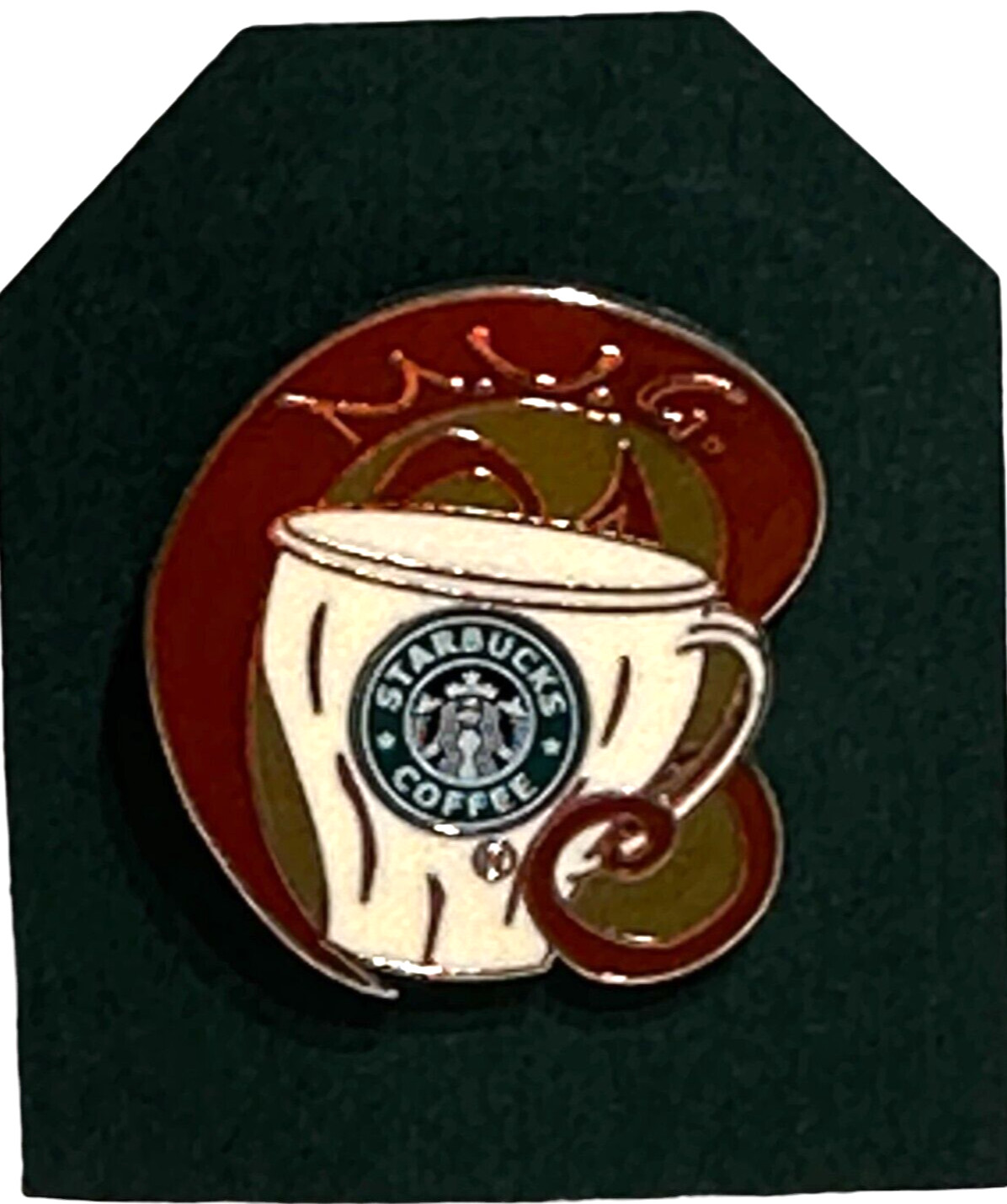 Starbucks Coffee Cup Enamel Pin Mug Barista Apron Lapel Employee