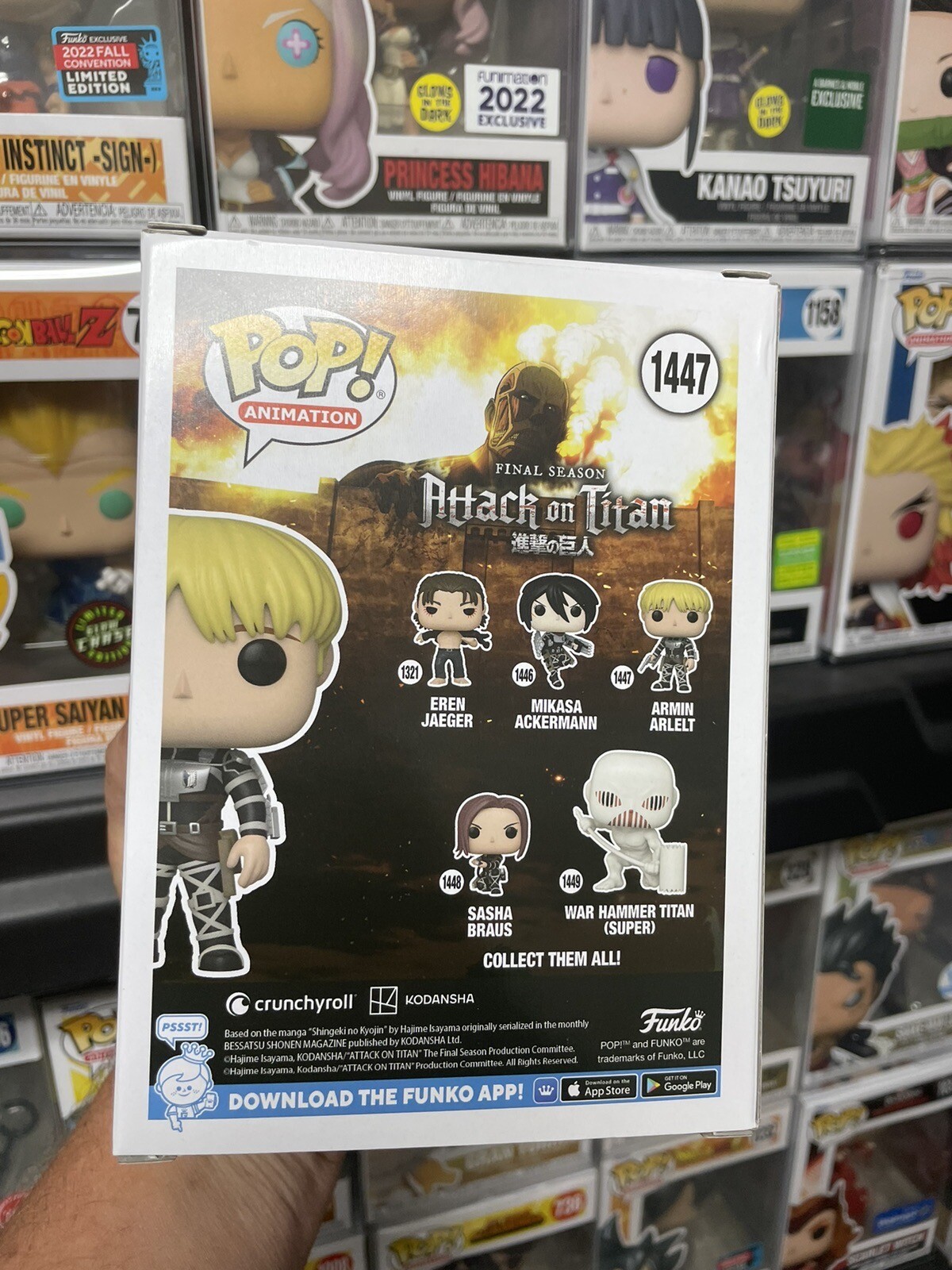 Funko Pop! Vinyl: Attack on Titan – Armin Arlelt #1447