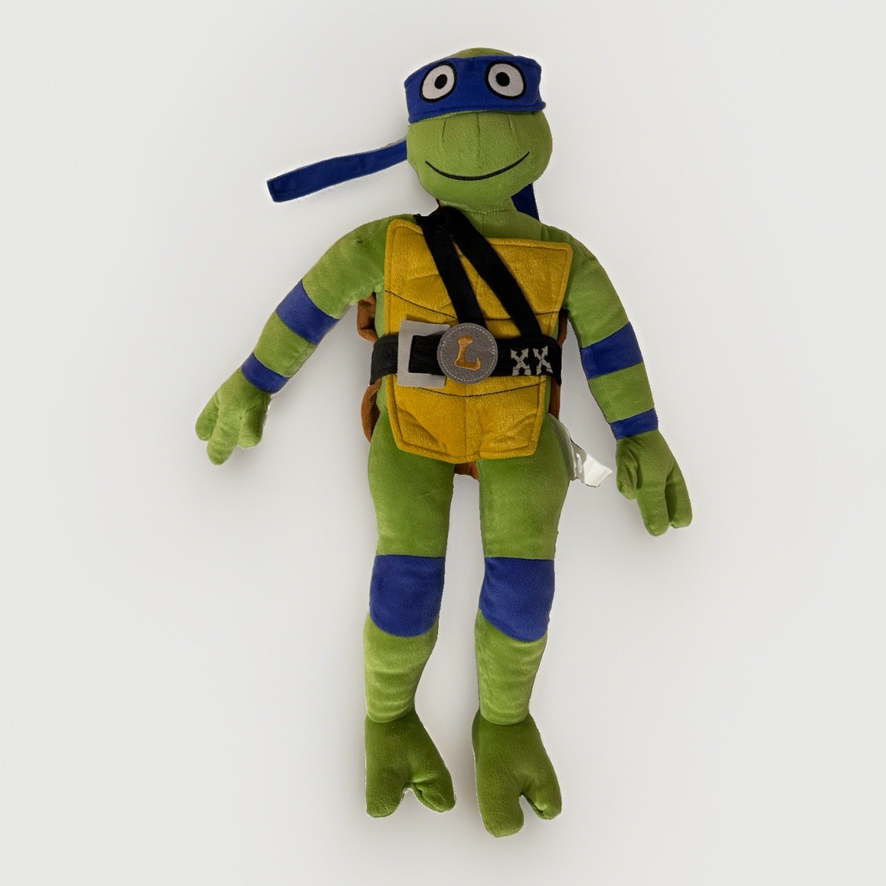 TMNT Leonardo Pillow Buddy Plush Mutant Mayhem Blue 2023 Giant Ninja Turtle 25”