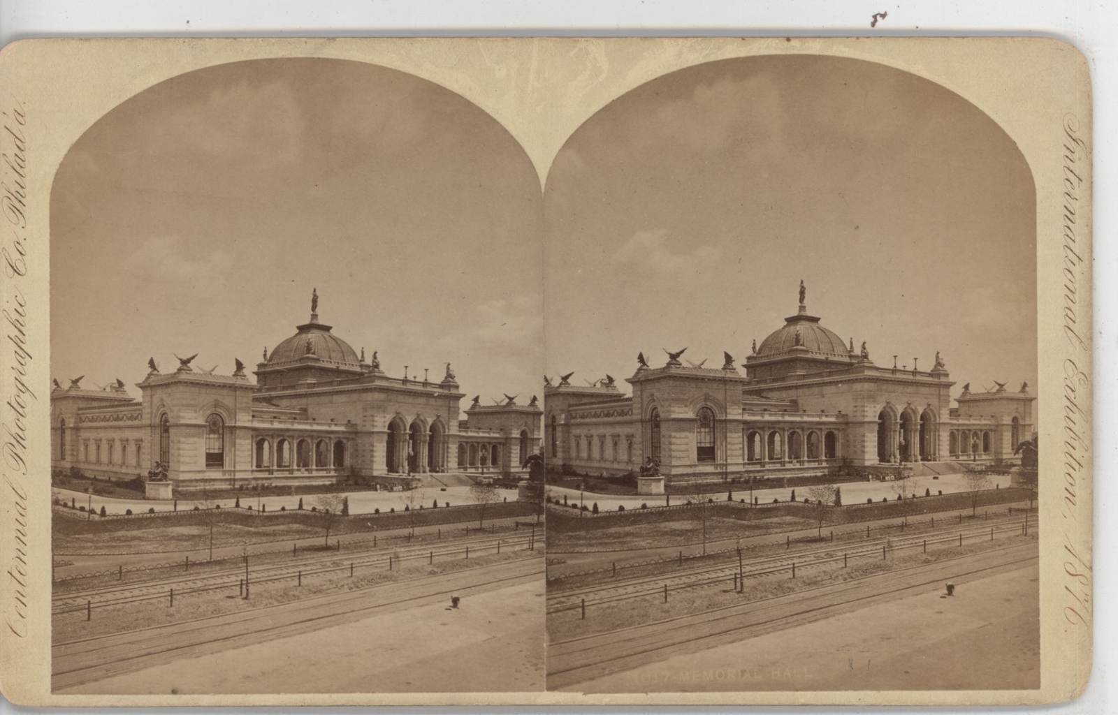 Memorial Hall Centennial Exposition Philadelphia Stereoview 1904