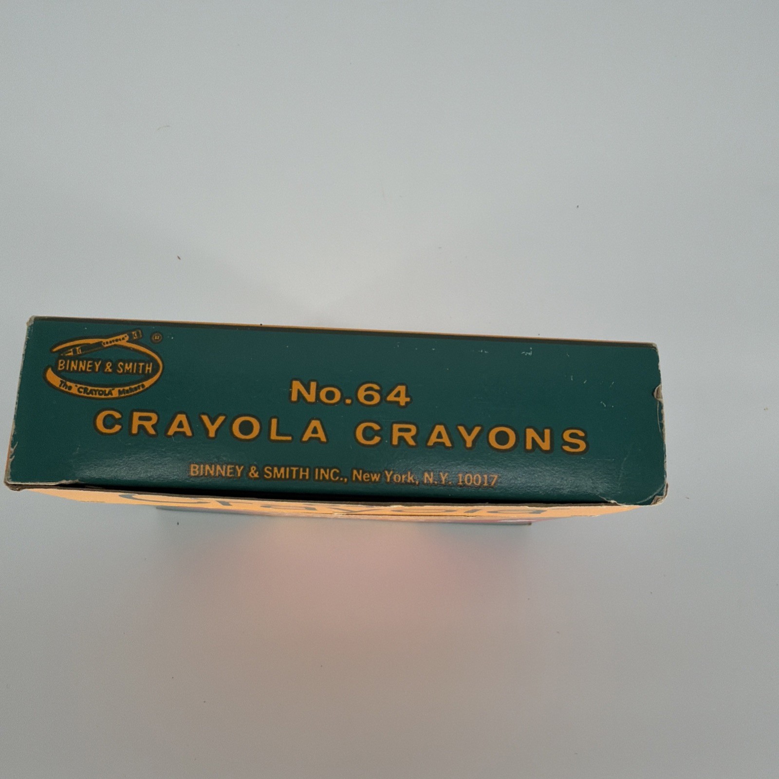 Vintage Binney Smith Crayola Crayons 64 Box w/ Sharpener & Retired Colors Sealed