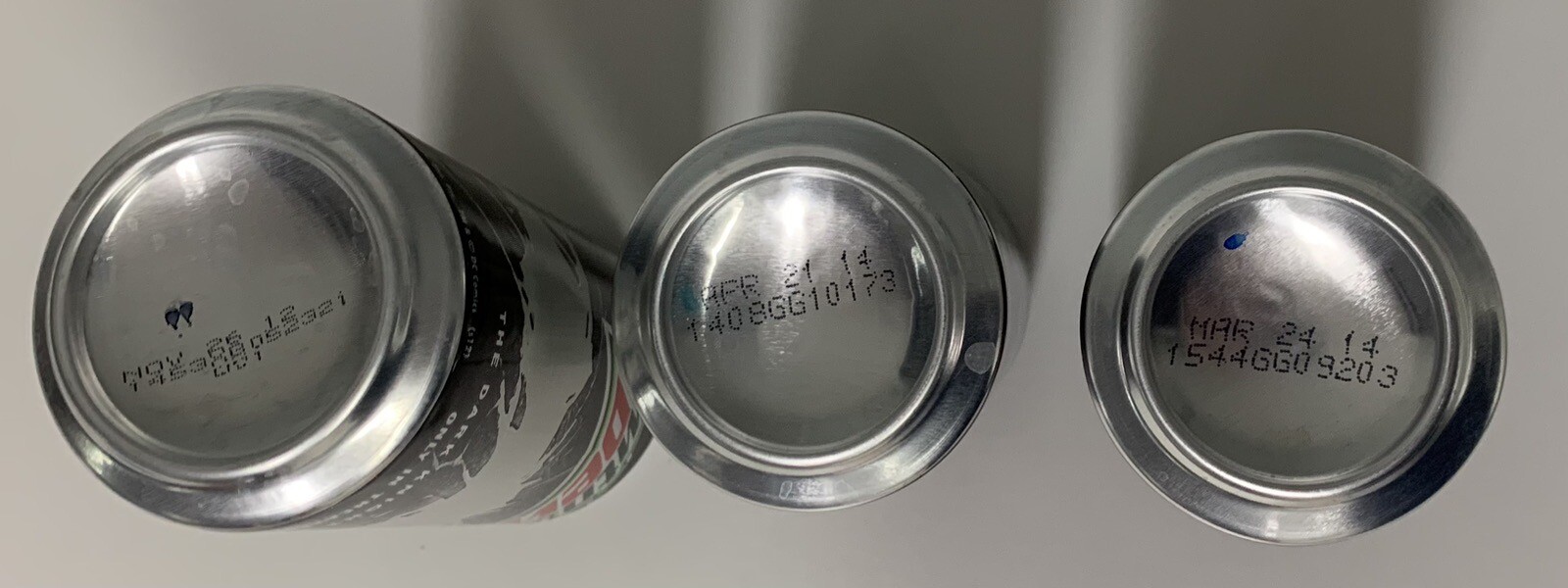 3 Mountain Dew Cans- Batman: The Dark Knight Rises, Dead Rising 3, RYSE- XBOX